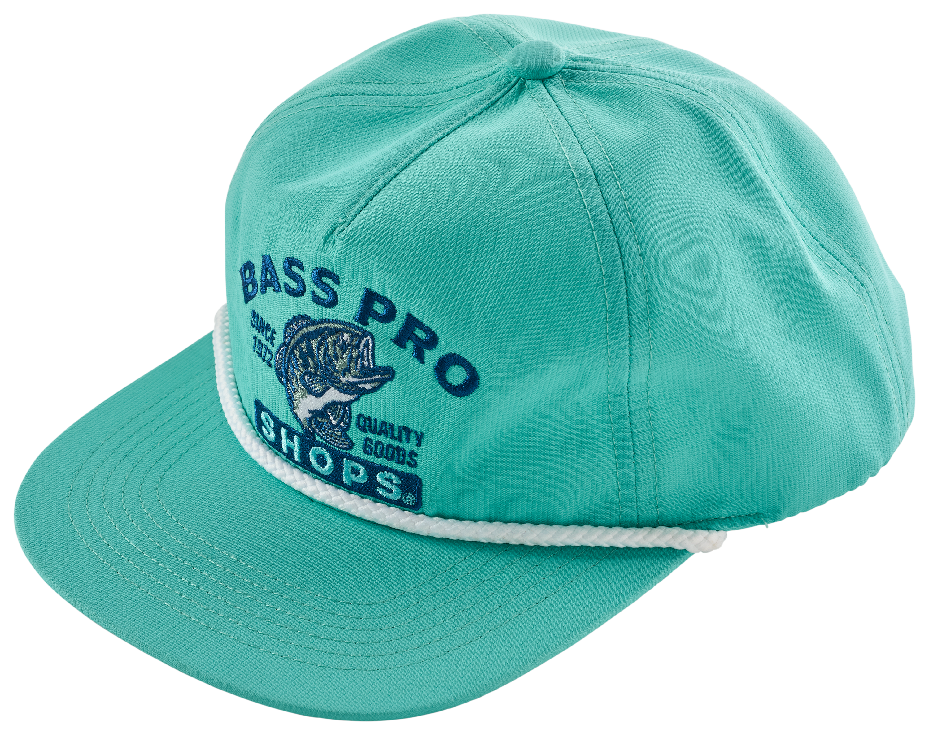 Image of Bass Pro Shops Embroidered Nylon Flat-Bill Rope Cap