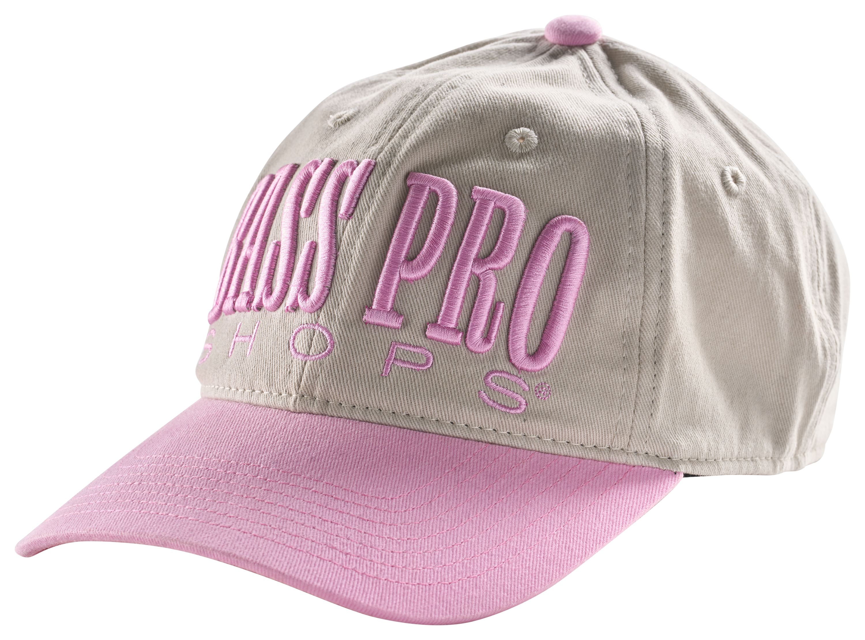 Image of Bass Pro Shops Embroidered Logo Unstructured Cap - Lilac Chiffon