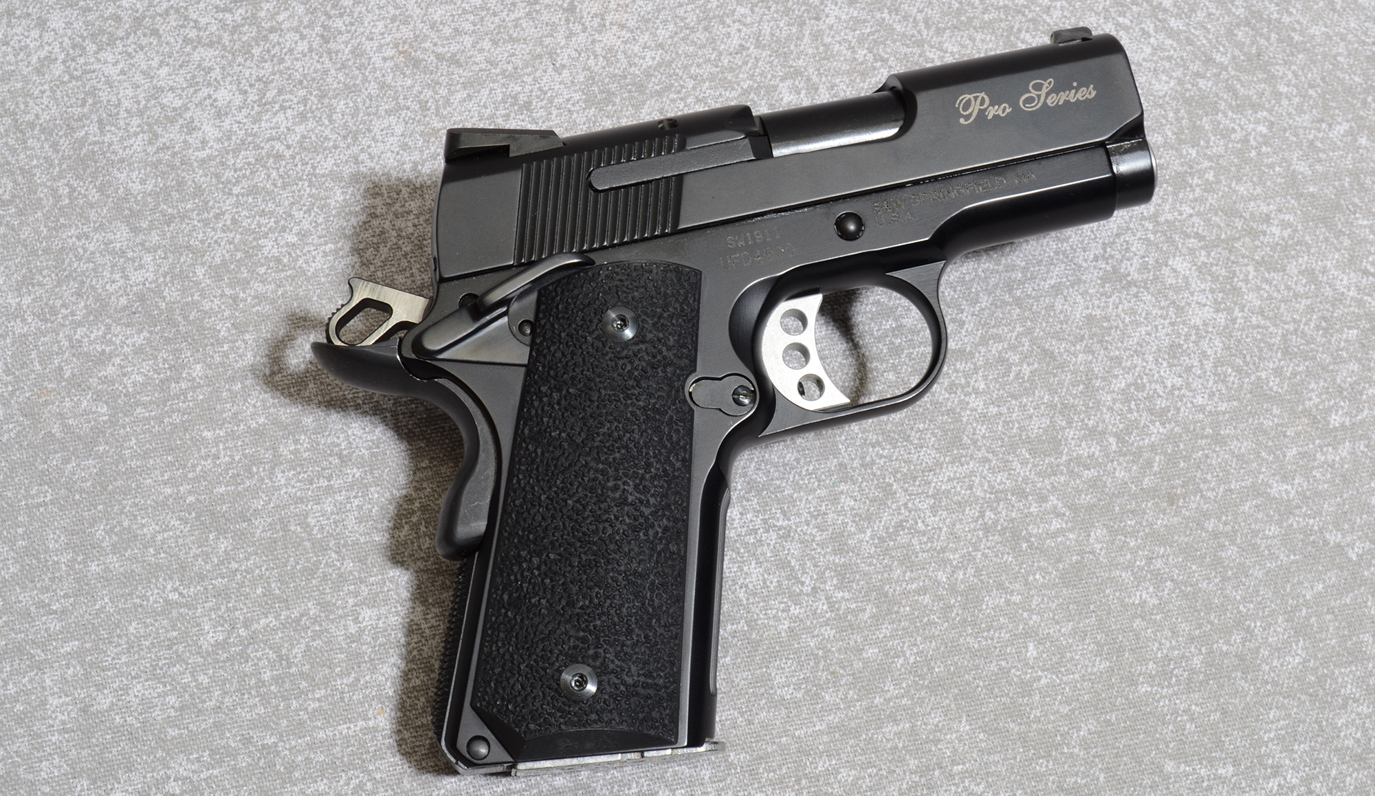 Image of Smith & Wesson SW1911 Pro Series Pistol, 9mm Luger, 3 Inch Barrel, 1 3/4 lbs.