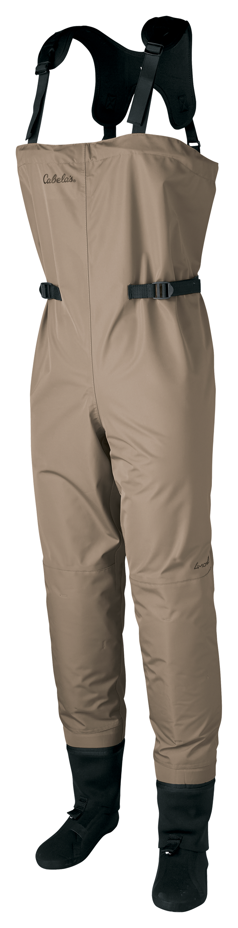Cabela's Premium Breathable 4MOST DRY-PLUS Stocking-Foot Fishing Waders for Ladies - Light Brown - Medium