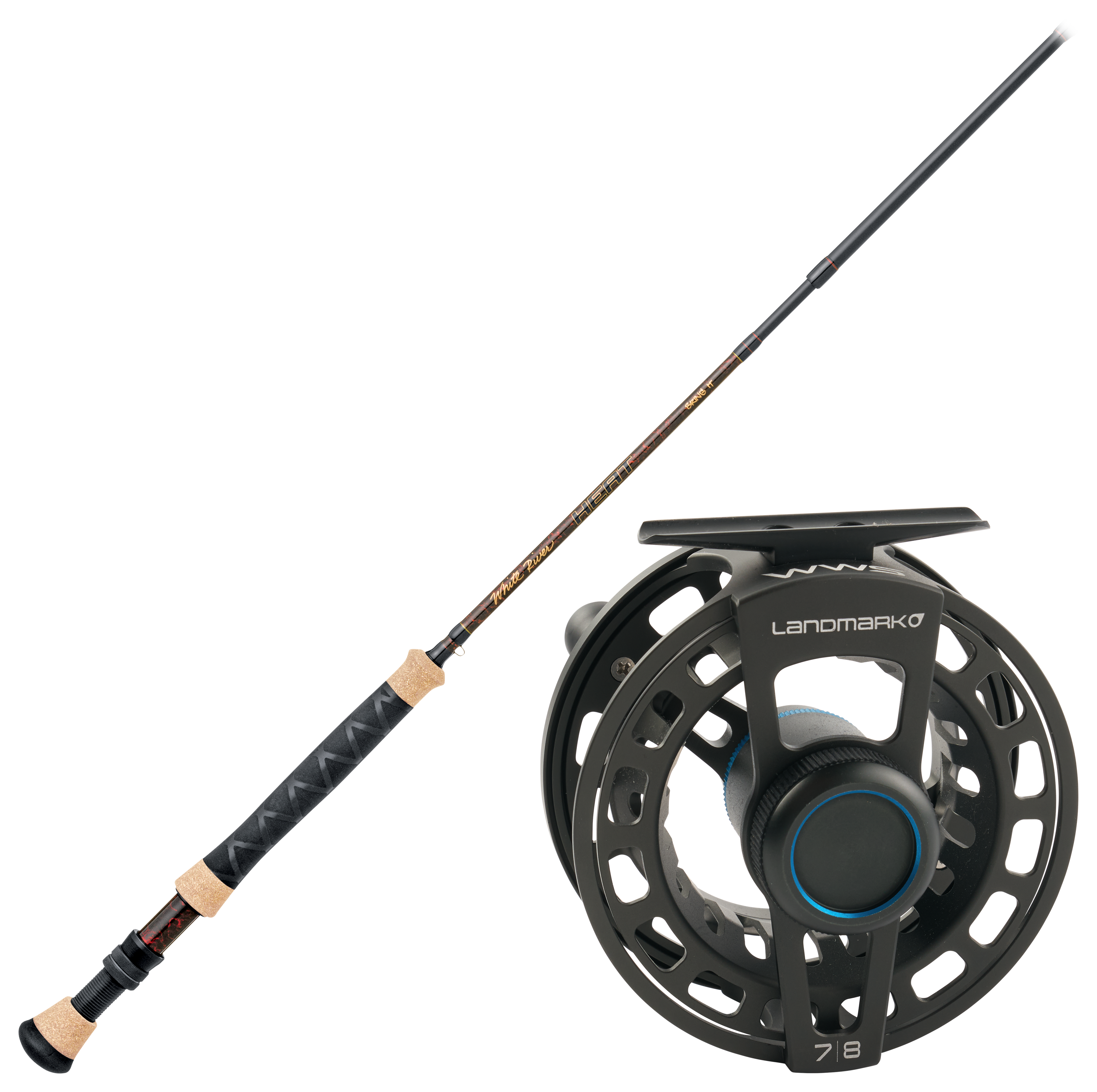 Image of White River Fly Shop Heat Fly Rod and Landmark Fly Reel Bundle - 10 wt.