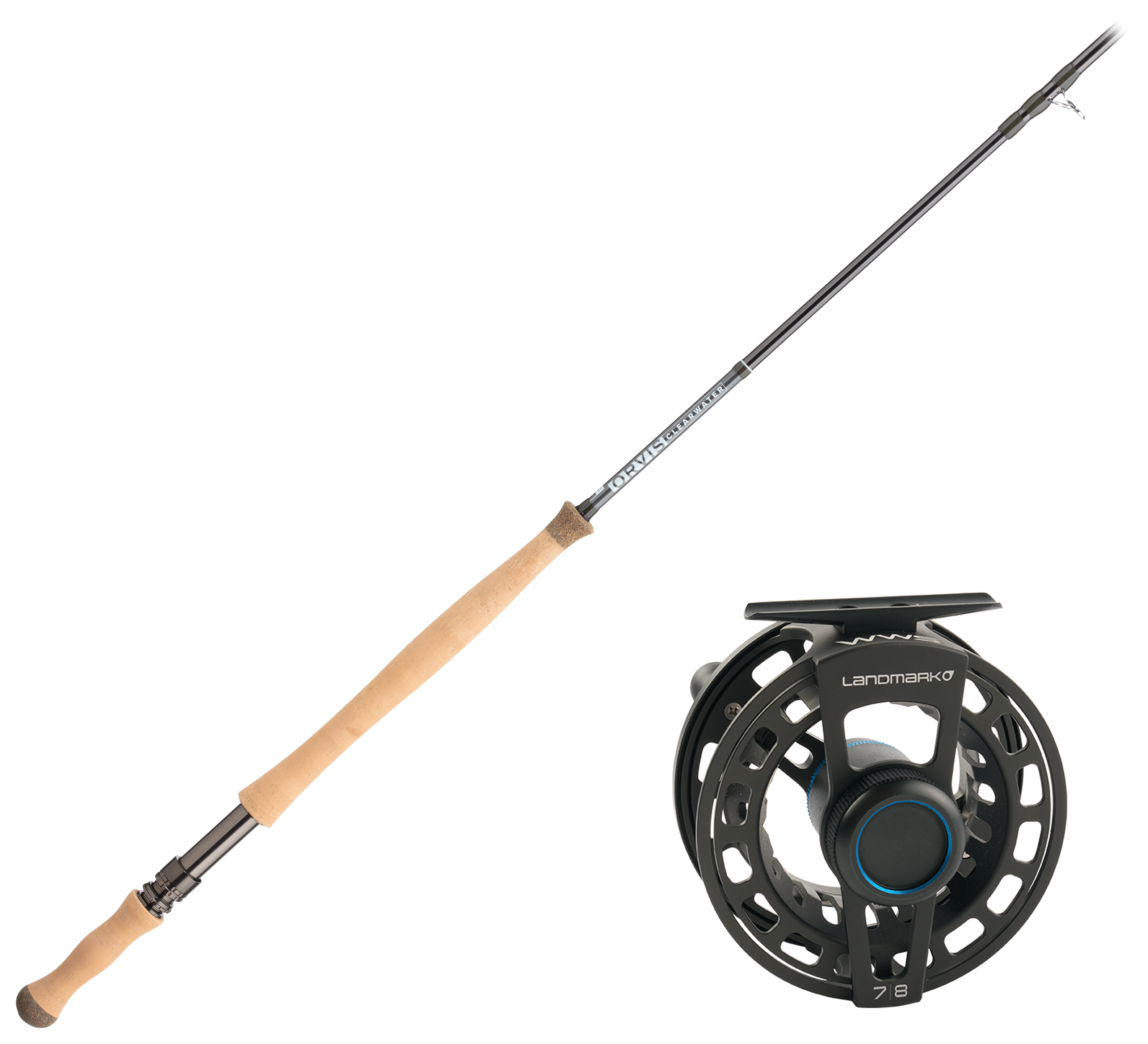 Image of Orvis Clearwater 2-Handed Fly Rod and World Wide Sportsman Landmark Fly Reel Bundle - 7 wt. - 13'