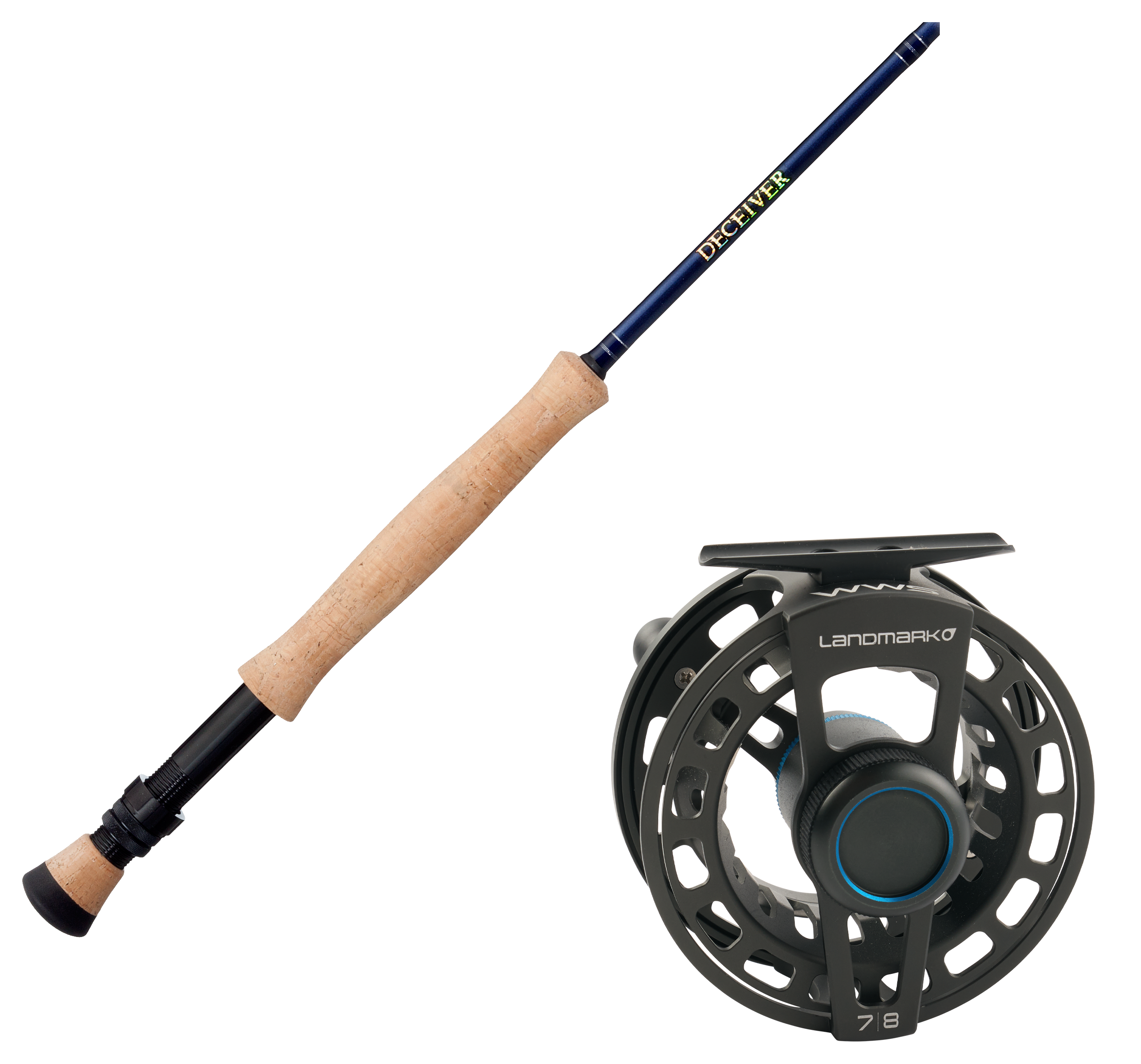 Image of World Wide Sportsman Deceiver Fly Rod and Landmark Fly Reel Combo - 9WT