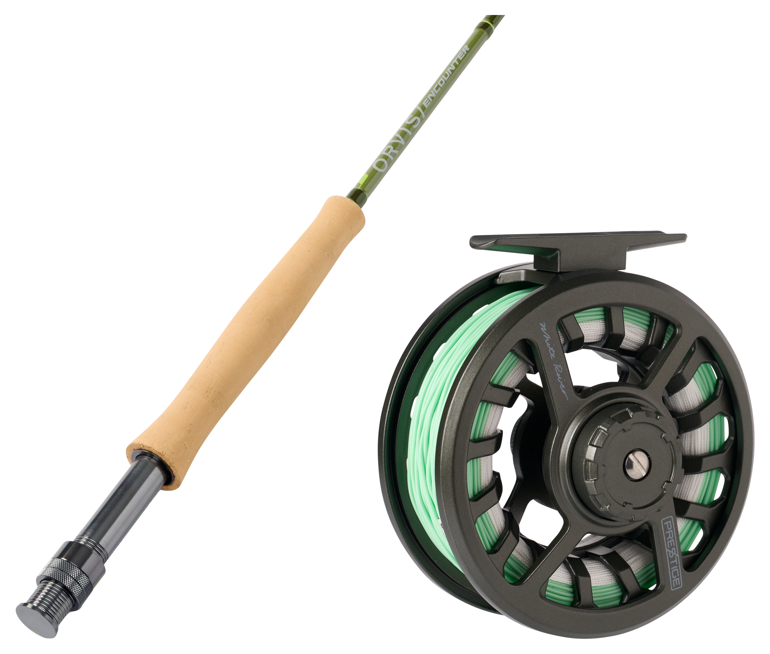 Image of Orvis Encounter Fly Rod and White River Fly Shop Prestige Loaded Fly Reel Combo - 5 Wt. - 9'