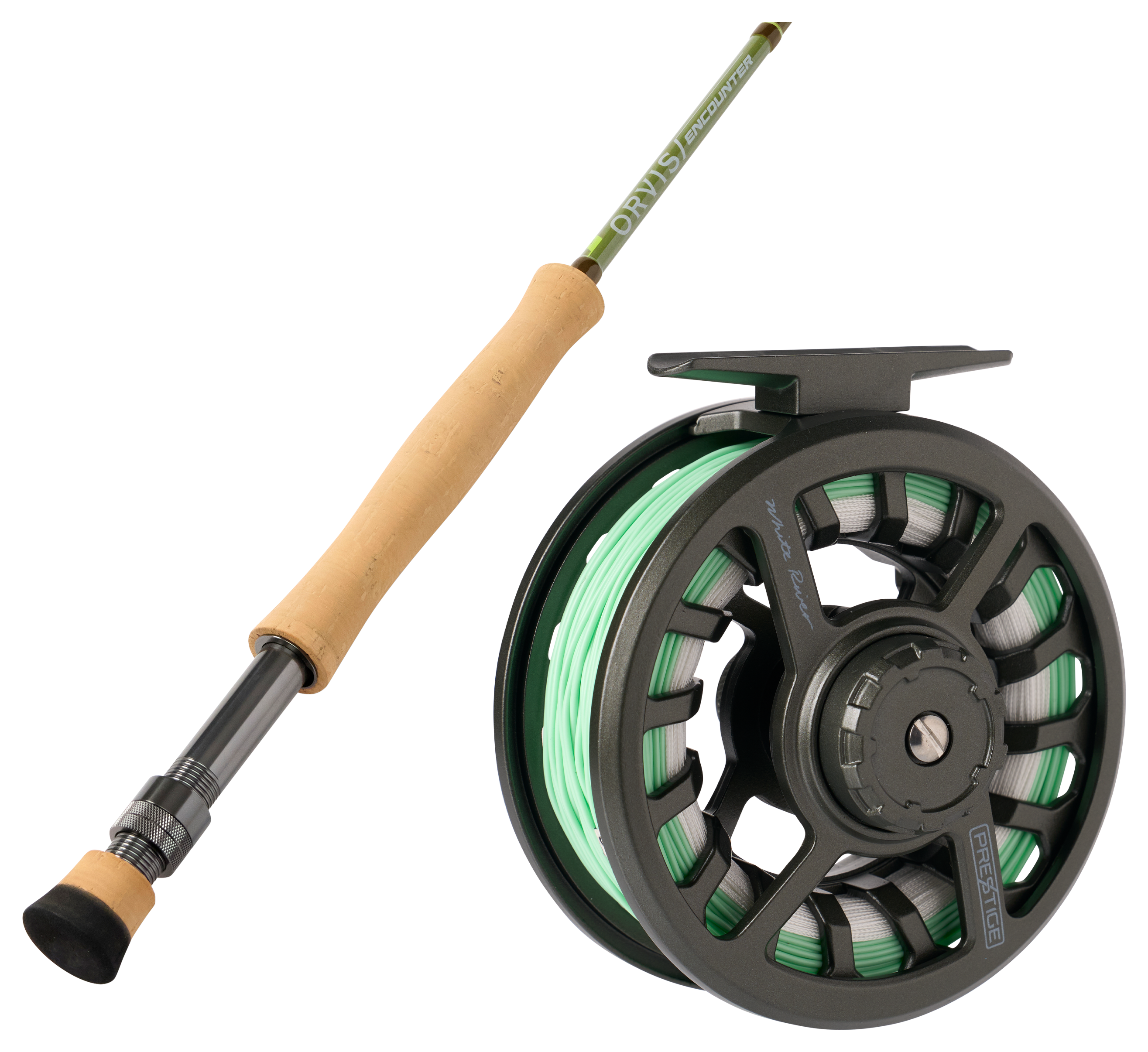 Image of Orvis Encounter Fly Rod and White River Fly Shop Prestige Loaded Fly Reel Combo- 8 Wt. - 9'