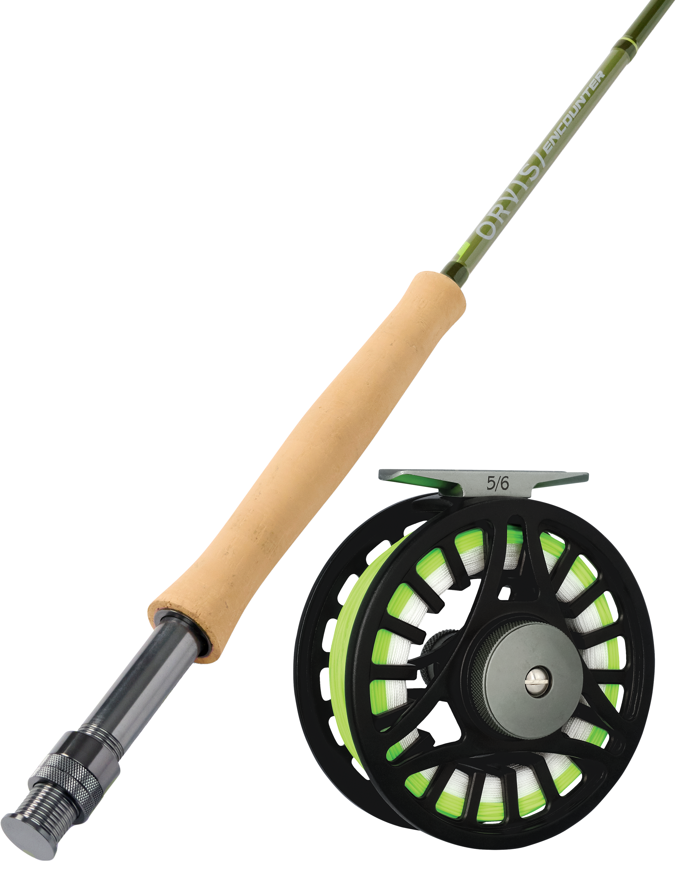 Image of Orvis Encounter Fly Rod and White River Fly Shop Riseform Loaded Fly Reel Combo - 6 Wt. - 9'