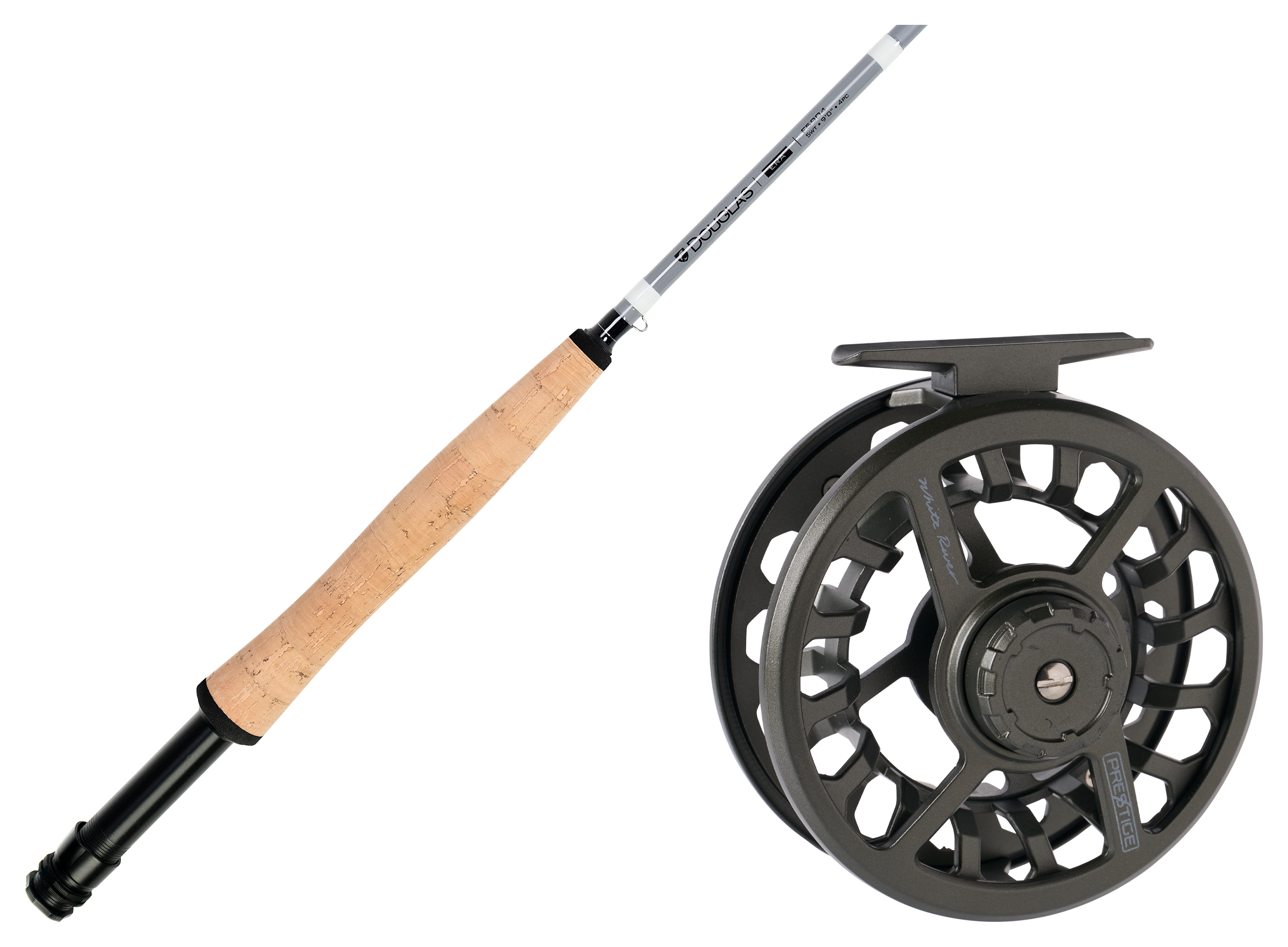 Image of Douglas Outdoors ERA Fly Rod and White River Fly Shop Prestige Fly Reel Combo - 5 wt. - 9'