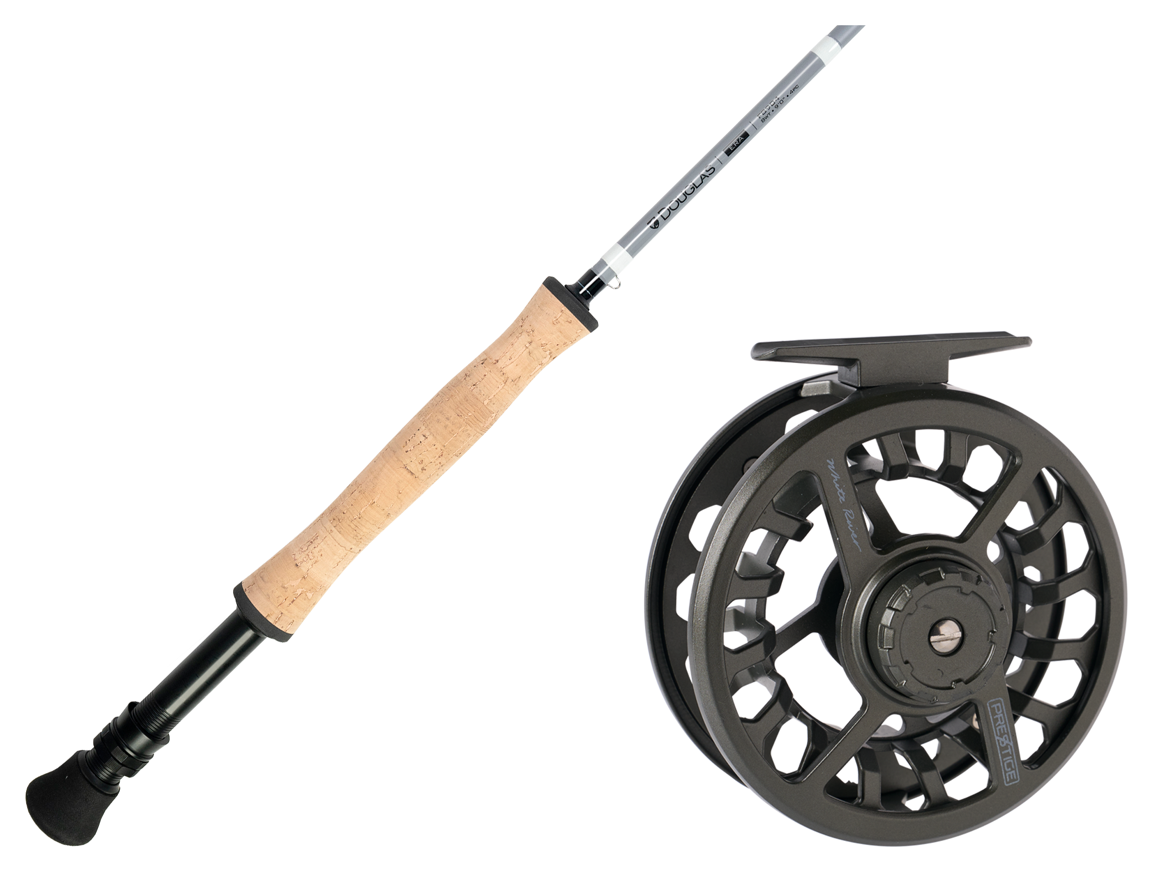 Image of Douglas Outdoors ERA Fly Rod and White River Fly Shop Prestige Fly Reel Combo - 8 wt. - 9'