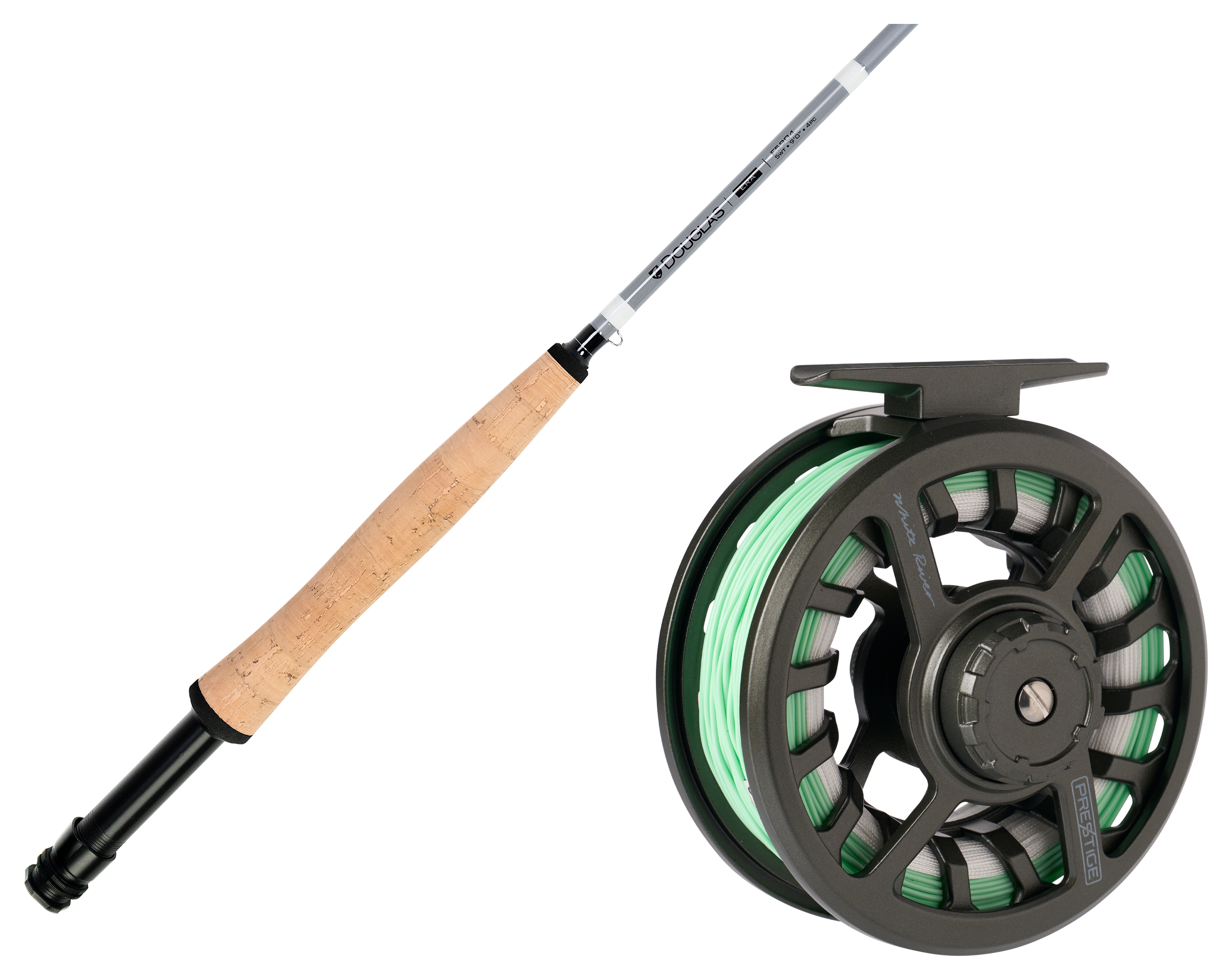 Douglas Outdoors ERA Fly Rod and White River Fly Shop Prestige Loaded Fly Reel Combo - 5 wt. - 9'