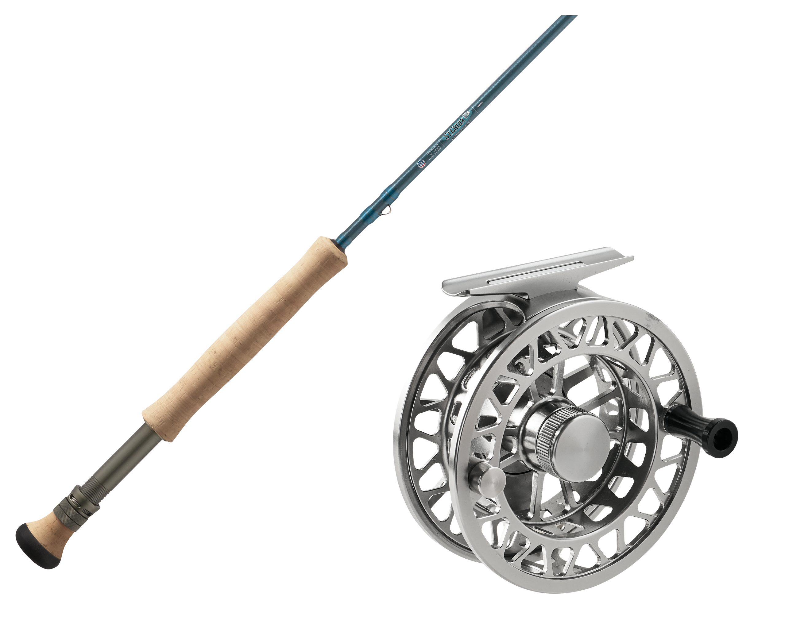 Image of St. Croix Imperial Salt Fly Rod and White River Fly Shop Vanguard Fly Reel Combo