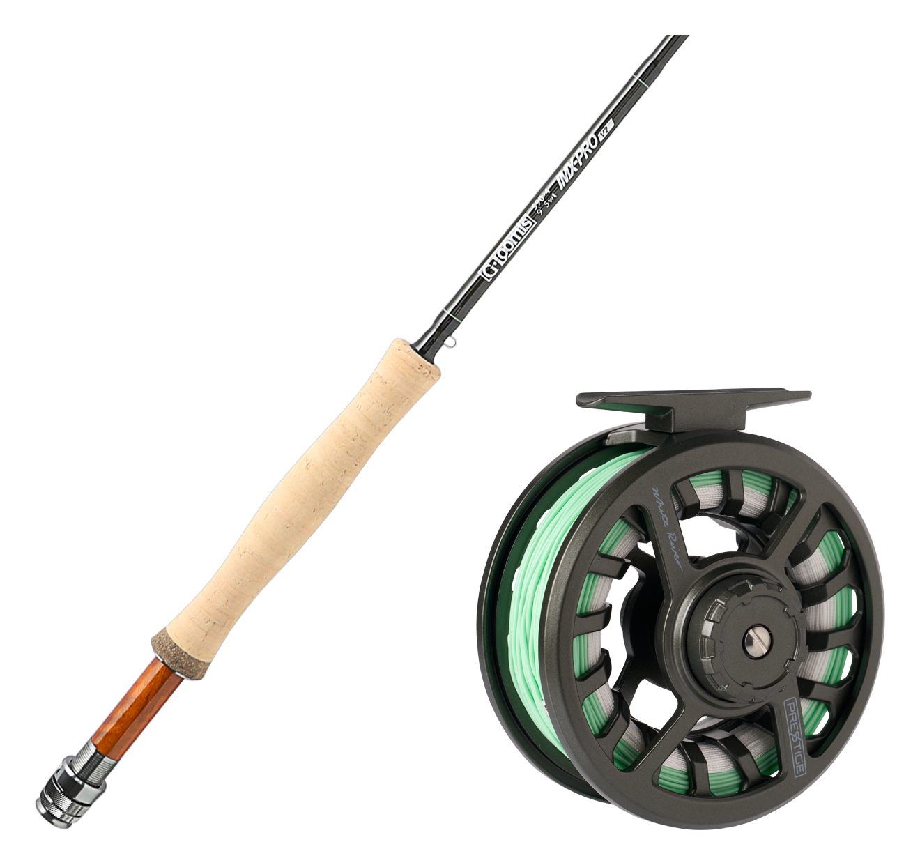 G.Loomis IMX-Pro V2 Fly Rod and White River Fly Shop Prestige Loaded Fly Reel Combo
