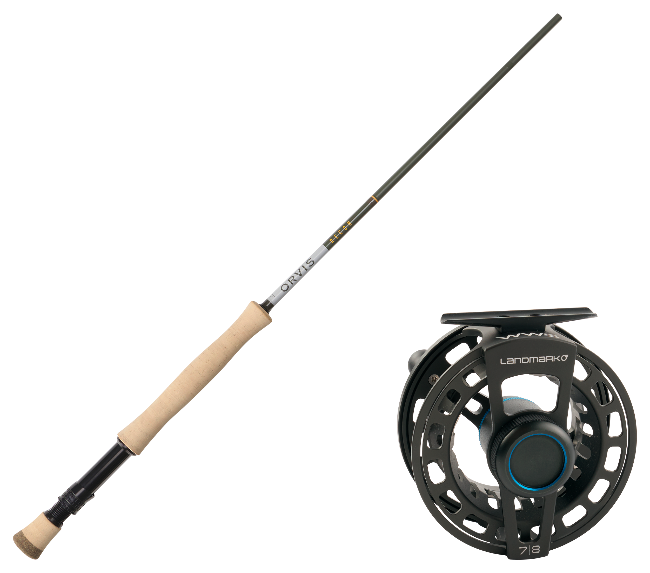 Image of "Orvis Recon Freshwater Fly Rod and World Wide Sportsman Landmark Fly Reel Combo - 8 wt. - 8'9"""