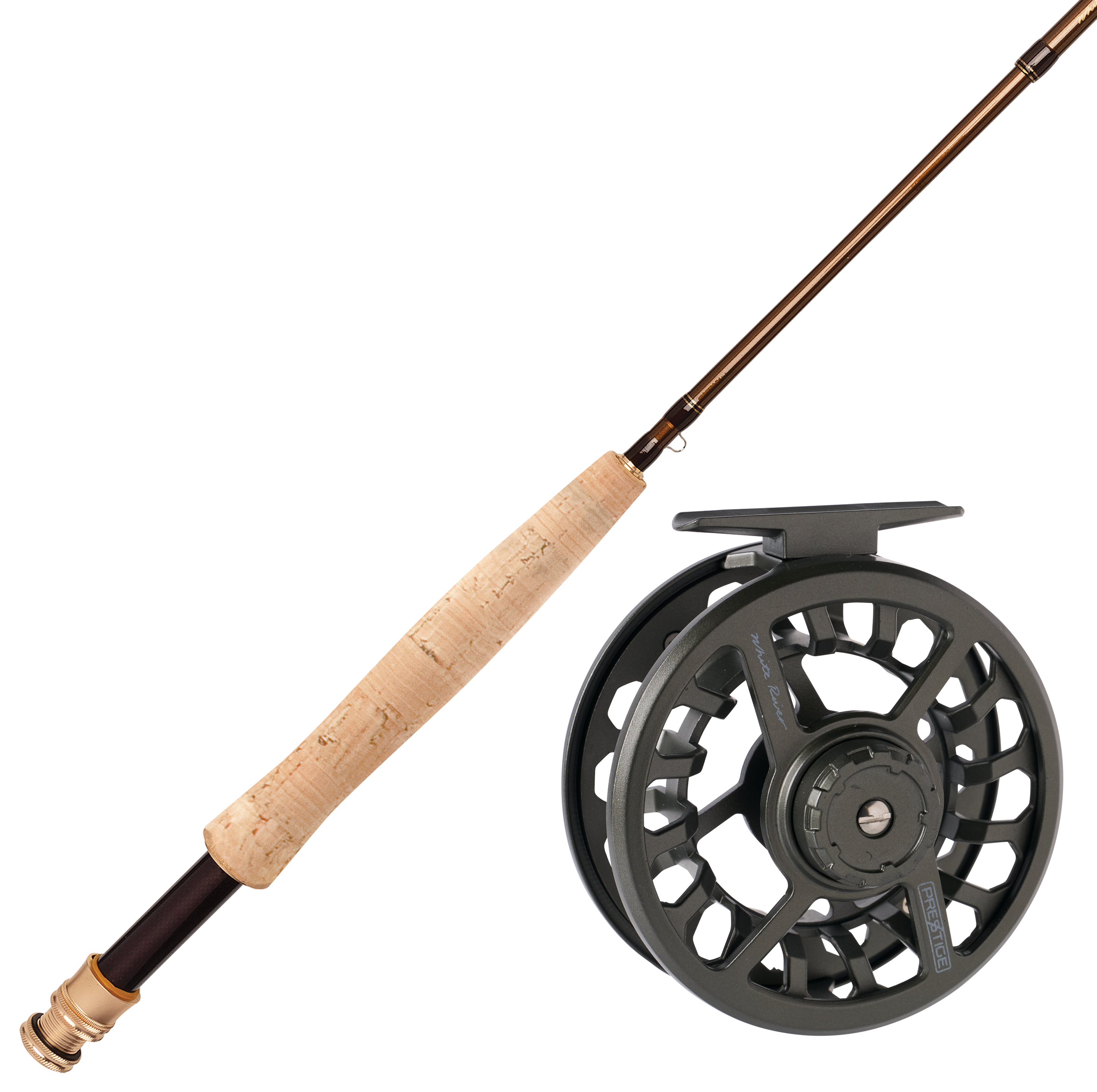 Image of White River Fly Shop Stowaway Fly Rod and Prestige Fly Reel Combo - 5 Wt. - 9'