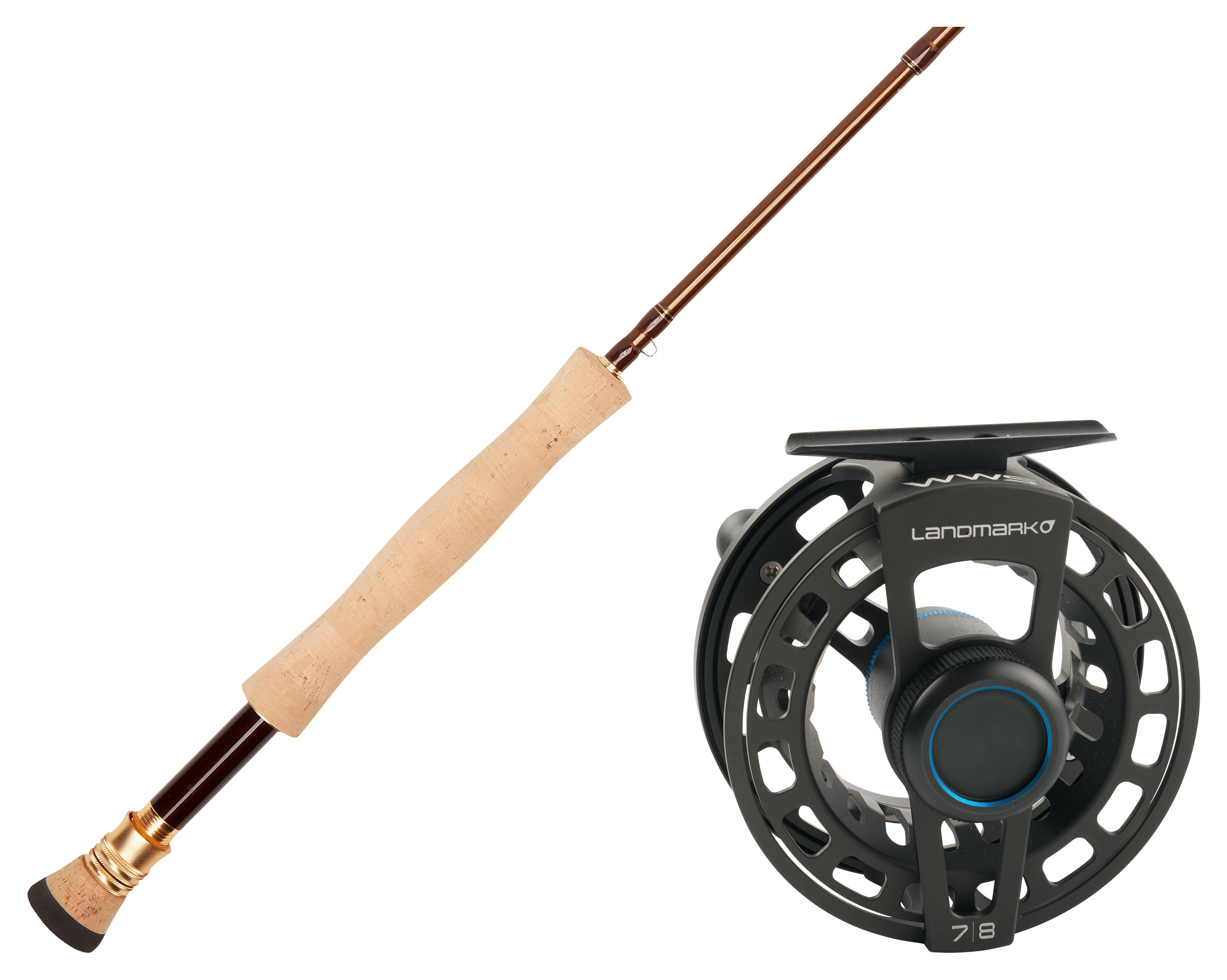 Image of White River Fly Shop Stowaway and World Wide Sportsman Landmark Fly Reel
