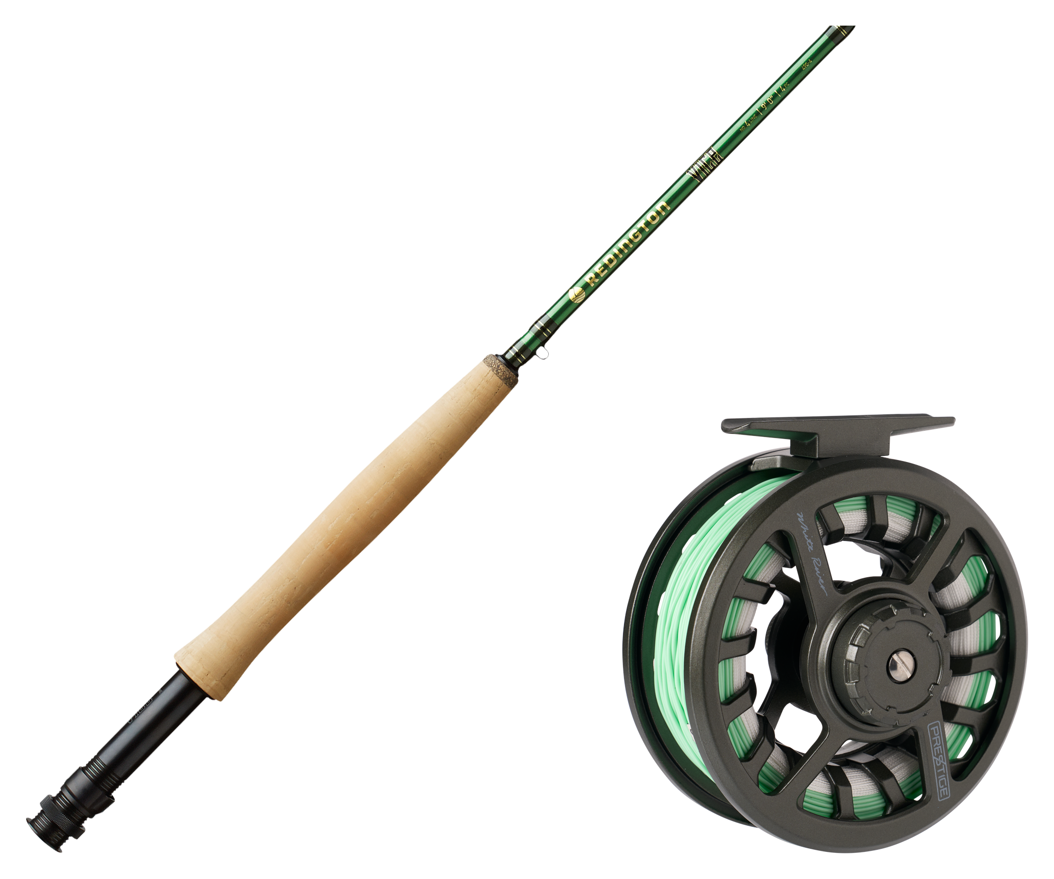Image of Redington Vice Fly Rod and White River Fly Shop Prestige Loaded Fly Reel Combo - 6 Wt. - 9'