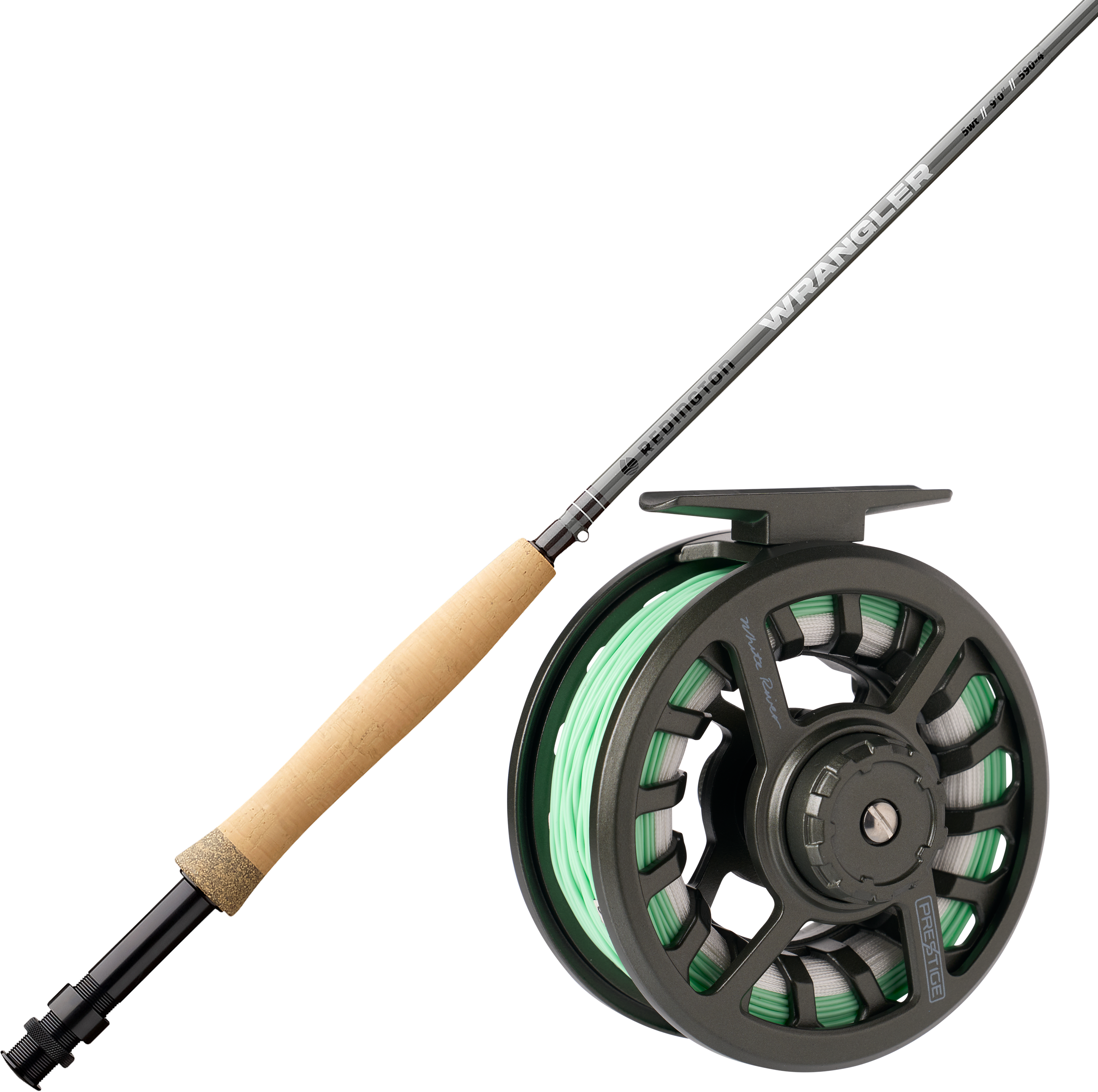 Image of Redington Wrangler Fly Rod and White River Fly Shop Prestige Loaded Fly Reel Combo - 5 Wt. - 9'