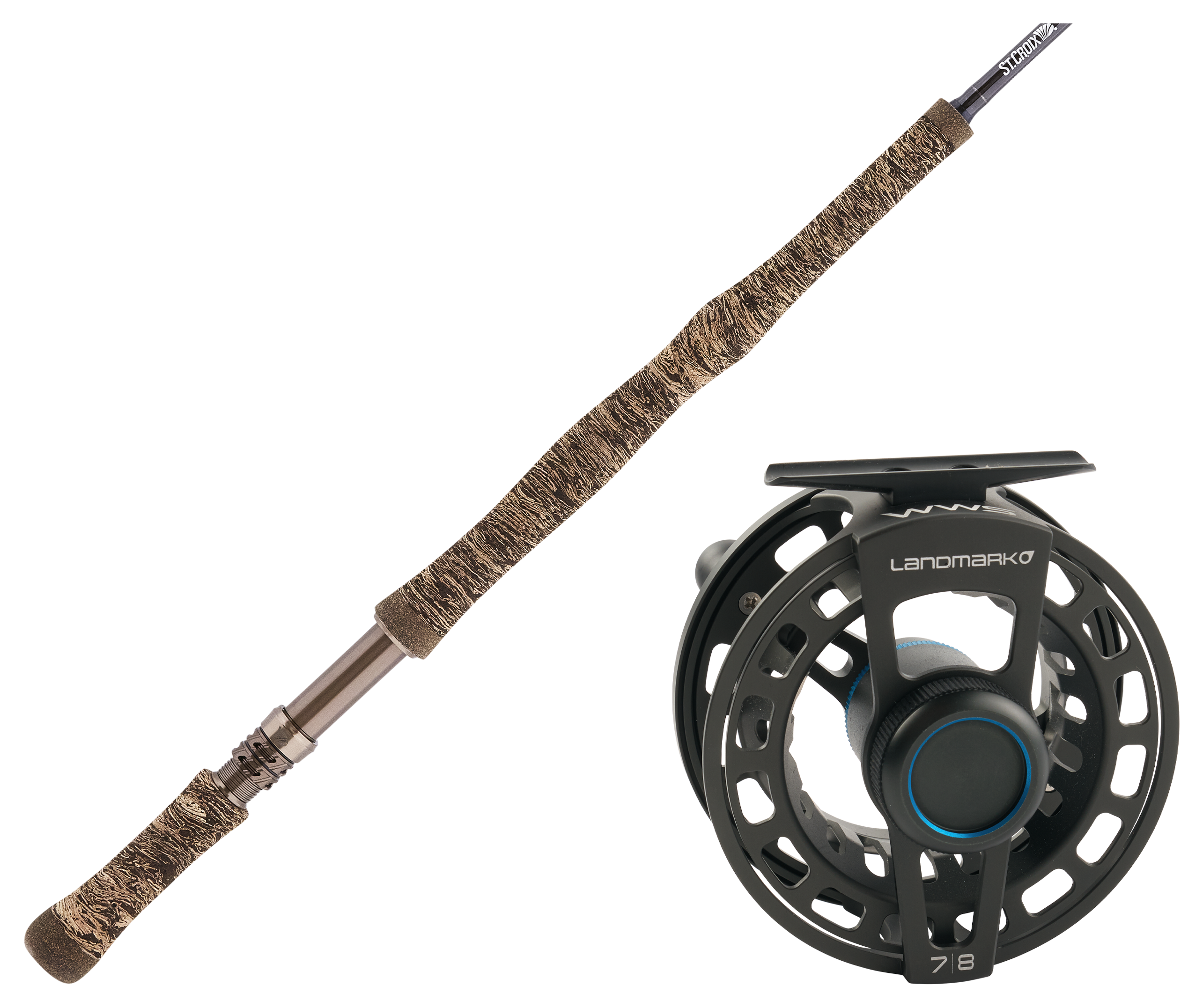 Image of St. Croix Tannic Musky Pike Fly Rod and World Wide Sportsman Landmark Fly Reel - 12 Wt. - 9'