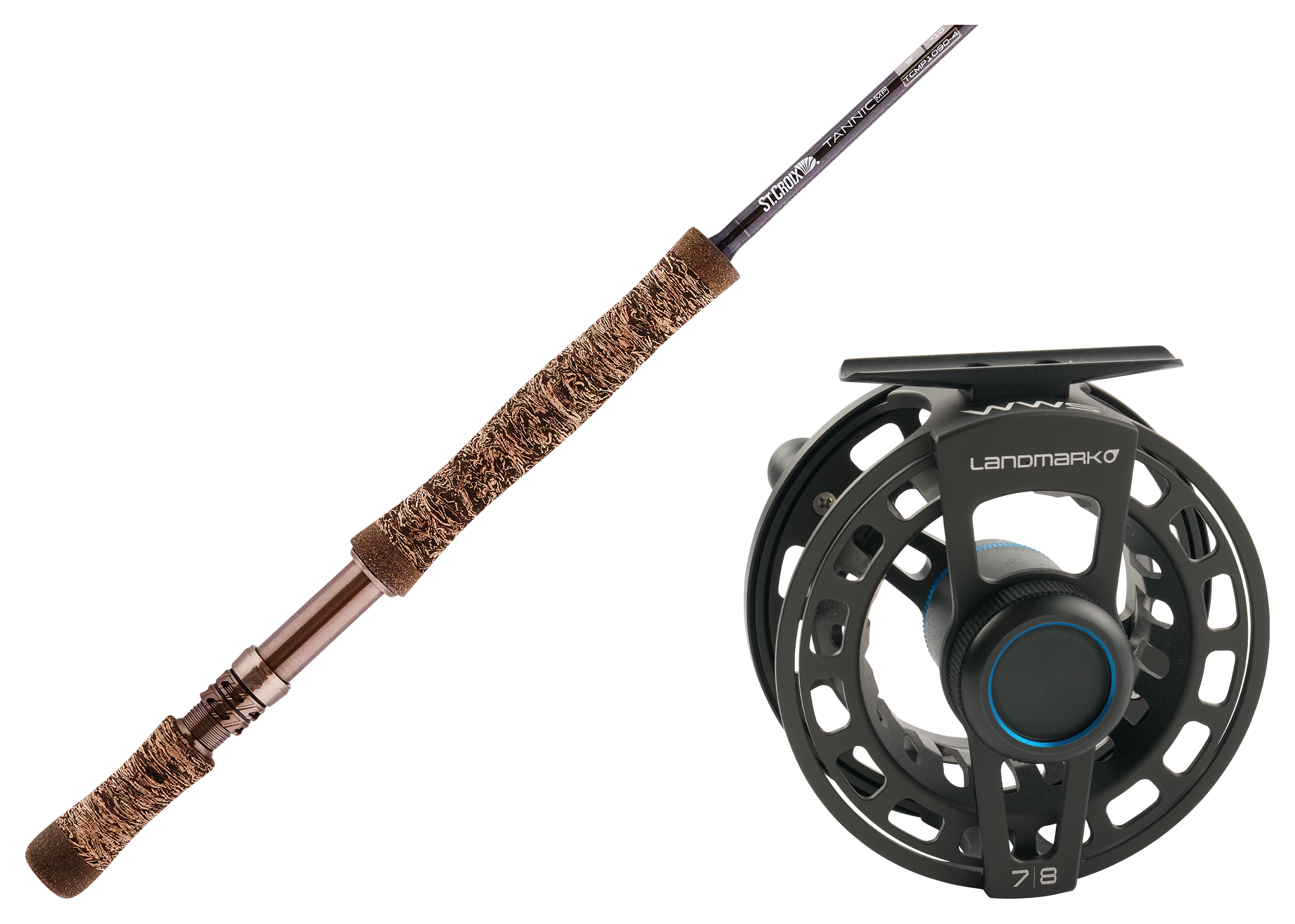 Image of St. Croix Tannic Musky Pike Fly Rod and World Wide Sportsman Landmark Fly Reel - 11 Wt. - 9'