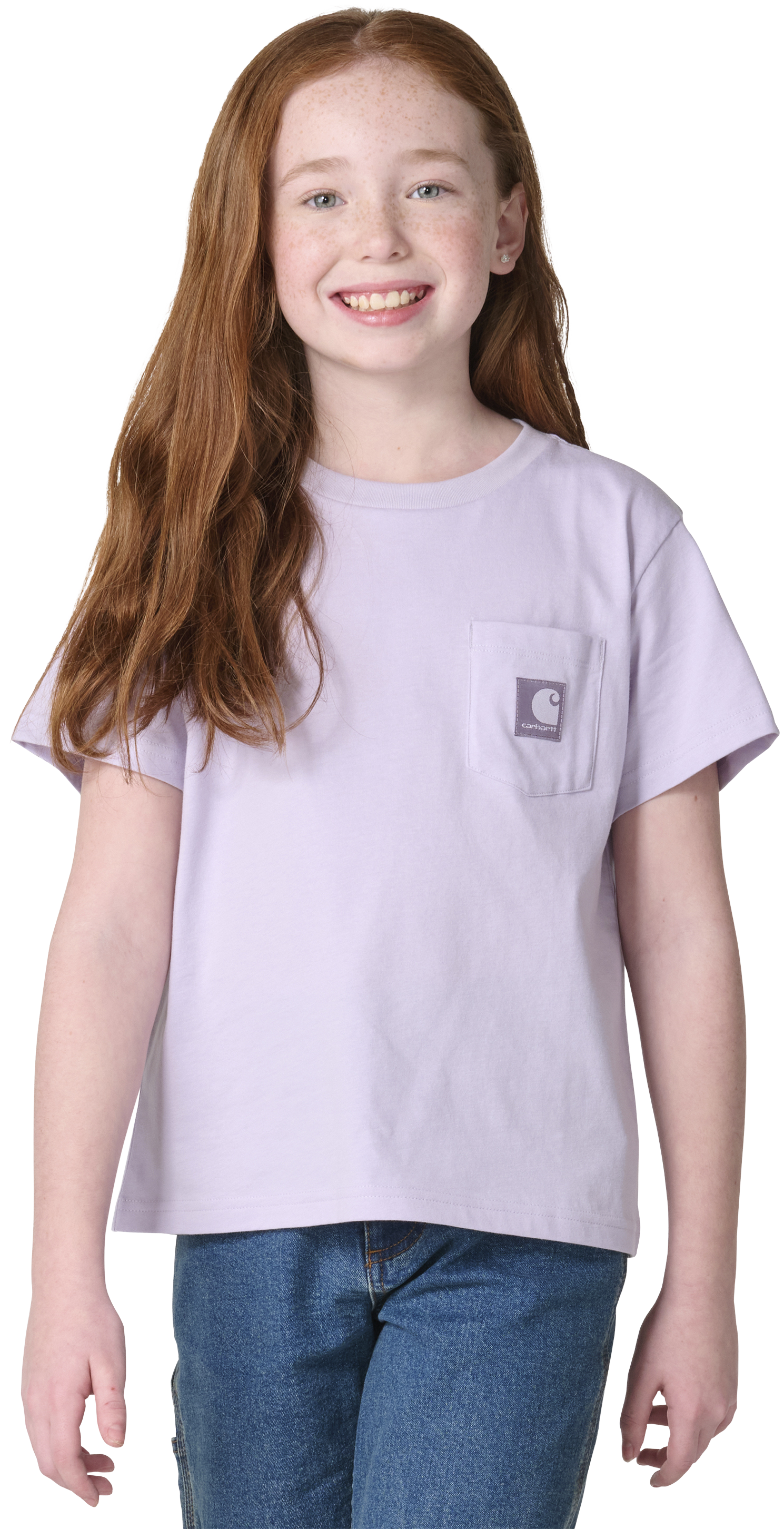 Carhartt Short-Sleeve Pocket T-Shirt for Kids - Thistle