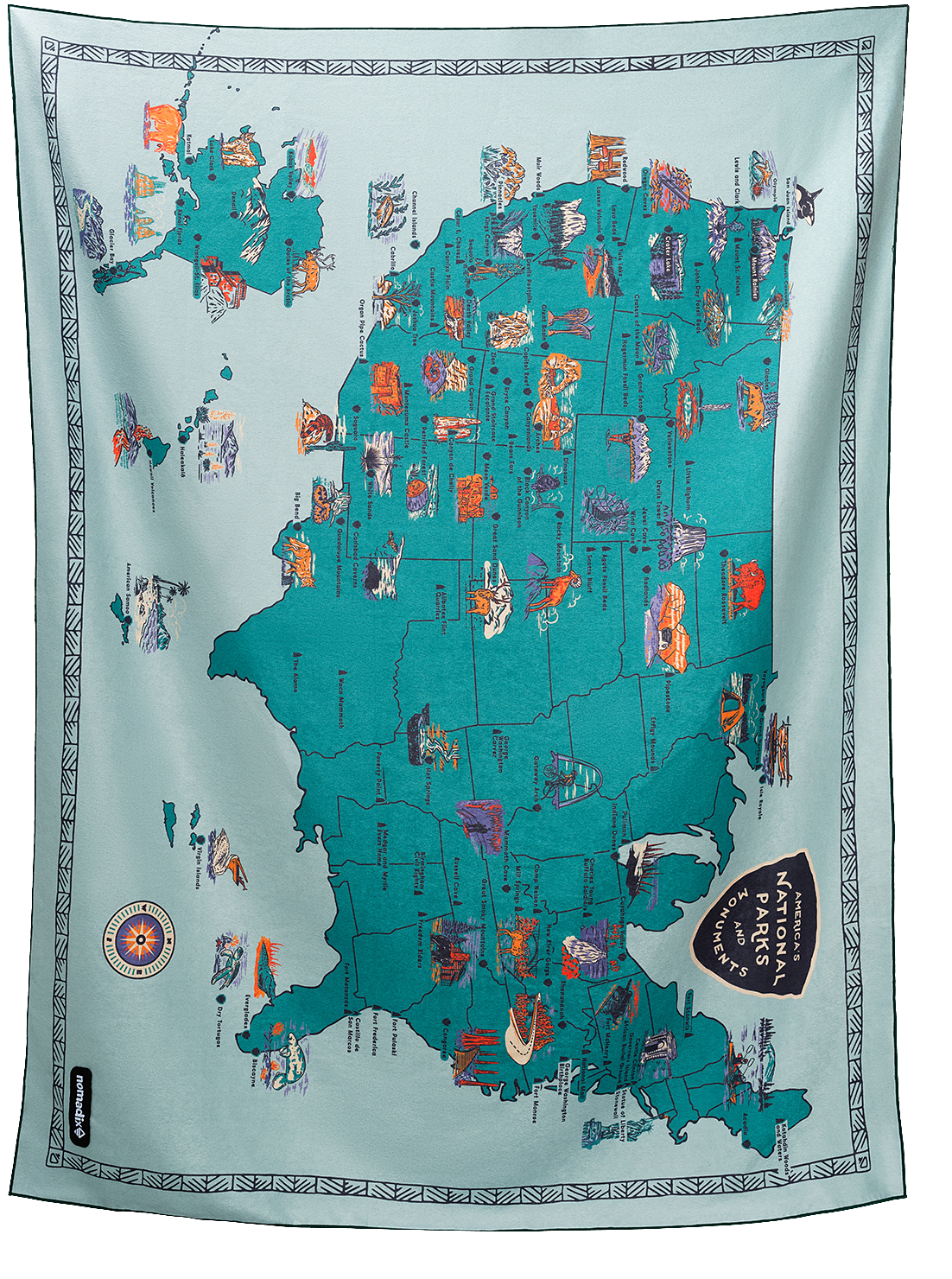 Image of Nomadix Blanket Towel - National Park