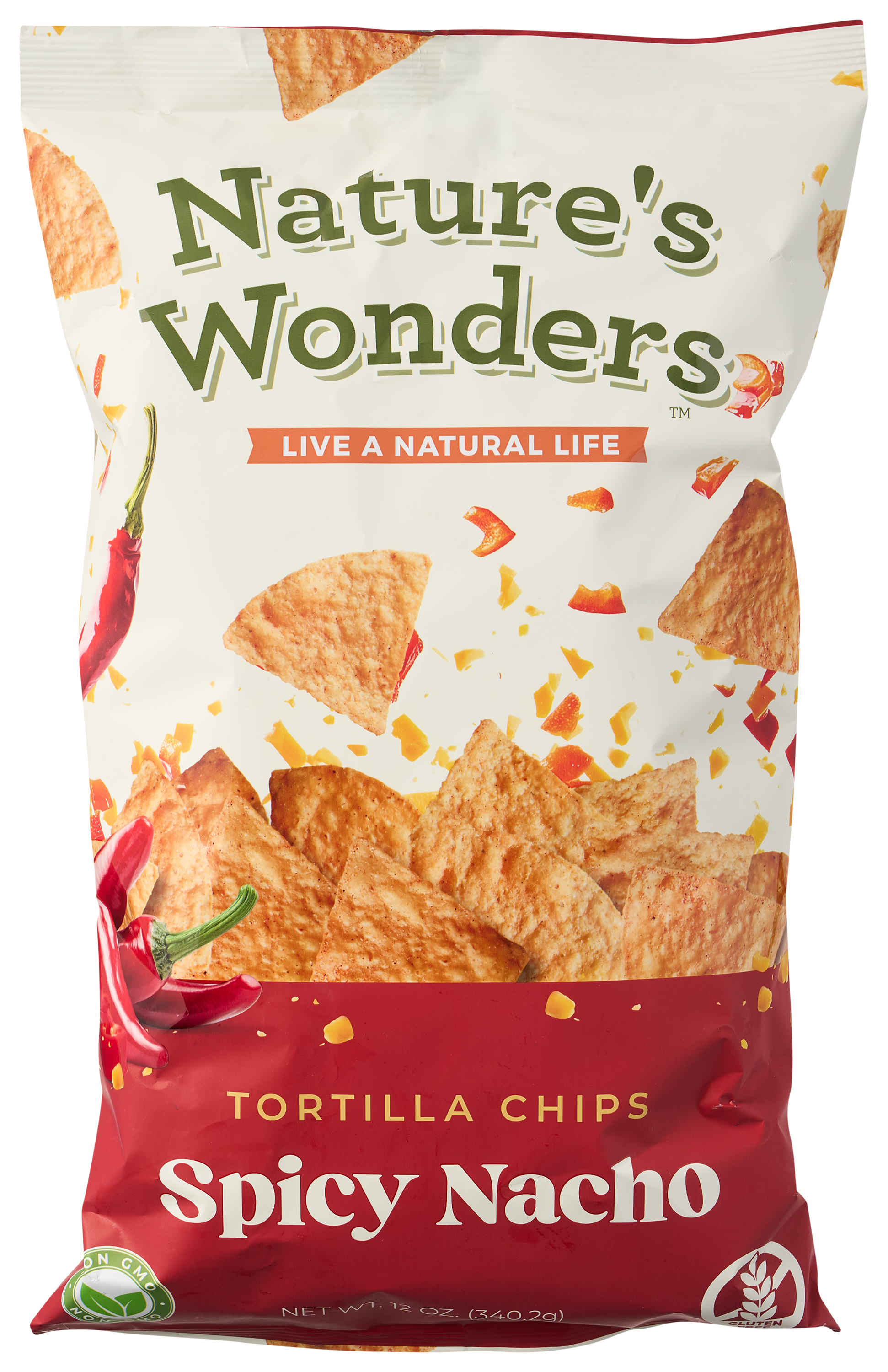 Image of Nature's Wonders Spicy Nacho Tortilla Chips