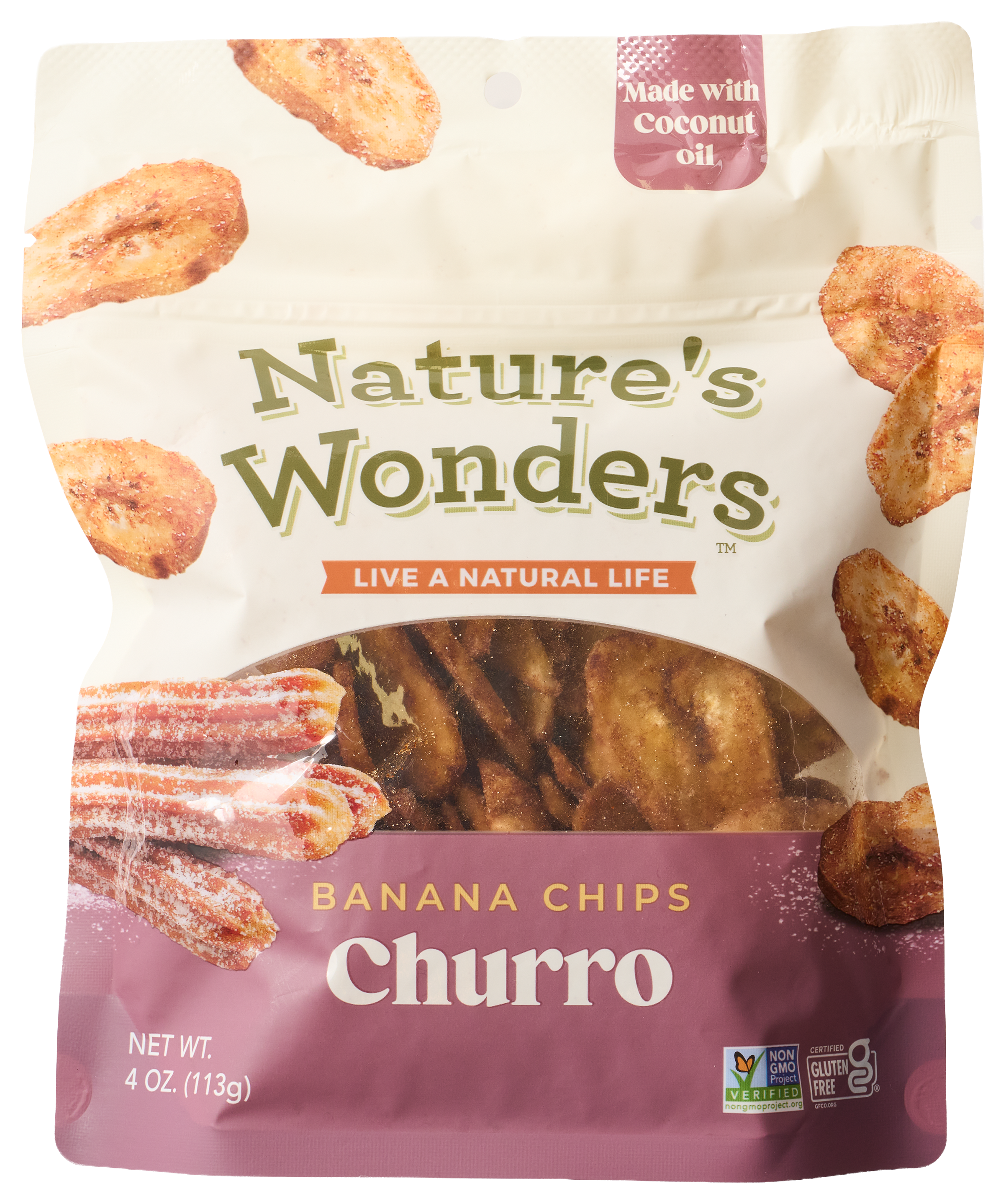 Image of Nature's Wonders Churro Banana Chips