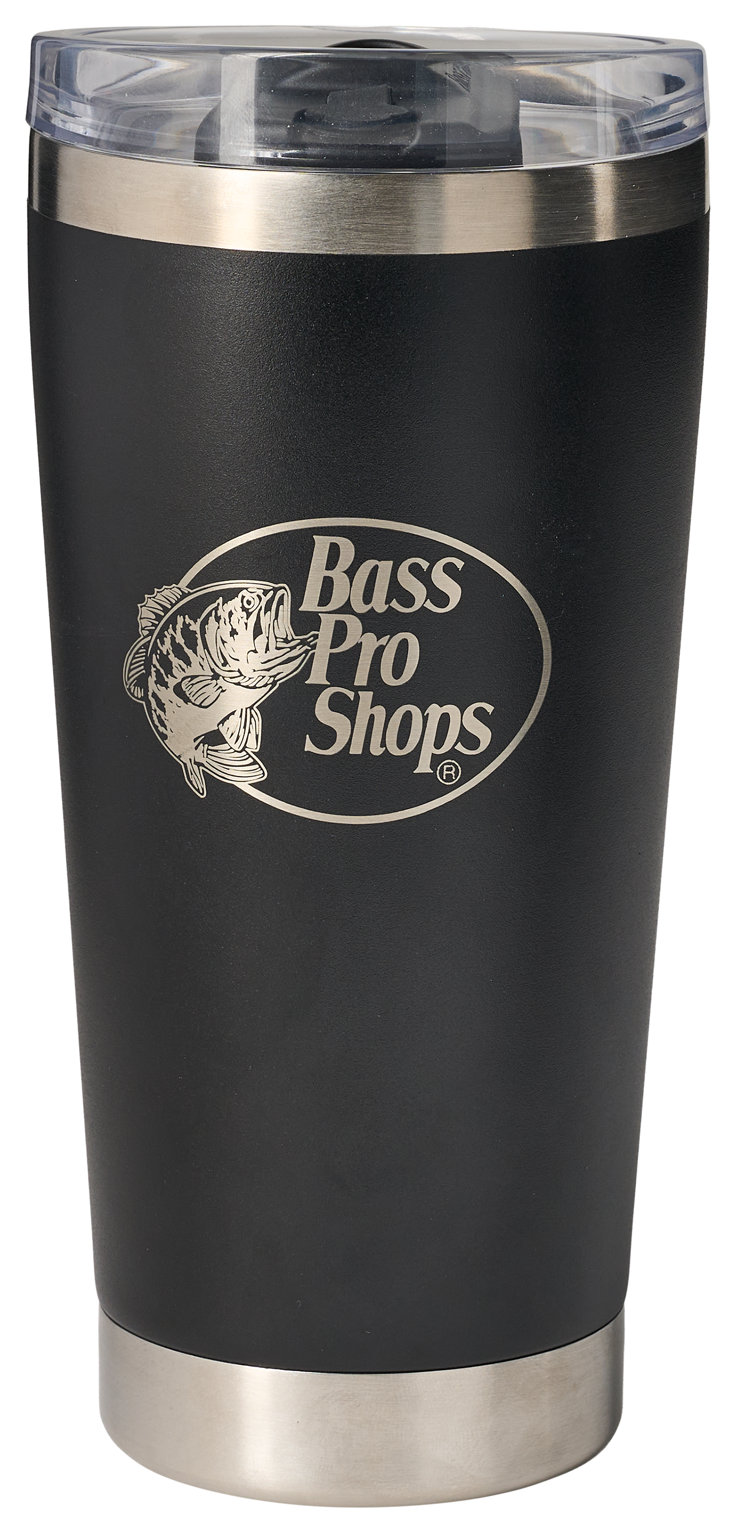 Image of Bass Pro Shops Tumbler with Multifunction Lid - 20 oz. - Black