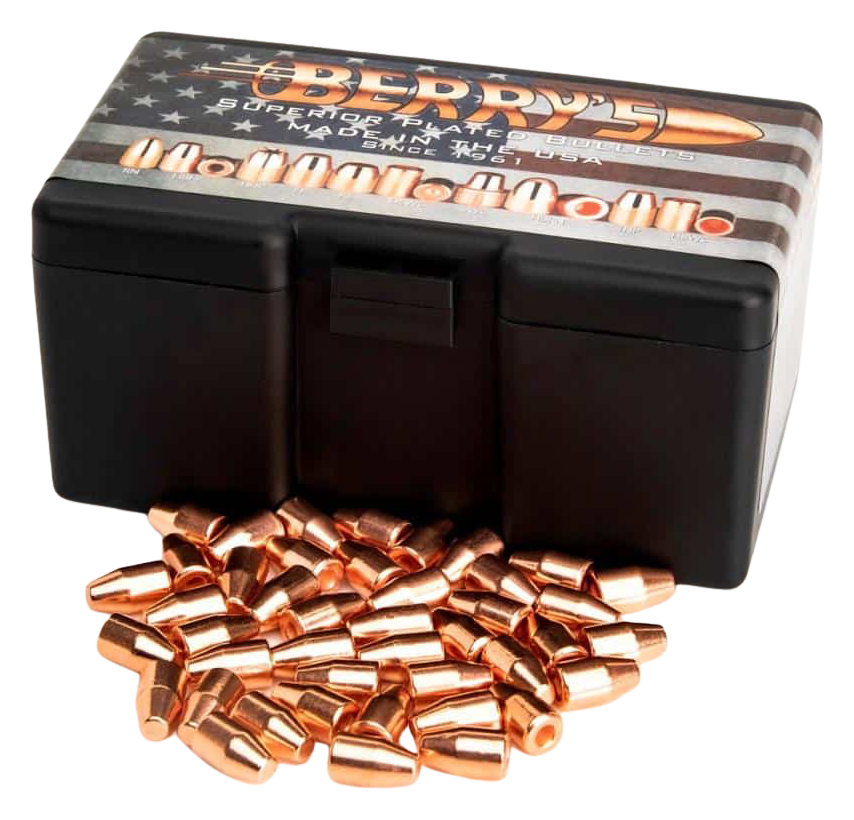 Image of Berry's Superior Plated FP Pistol Bullets - 124 Grain - .356 Diameter - 1,000 Rounds
