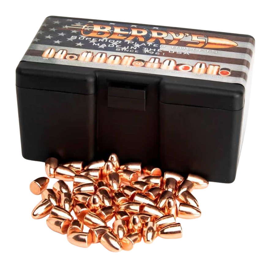 Image of Berry's Superior Plated RN Pistol Bullets - 147 Grain - .356 Diameter - 500 Rounds