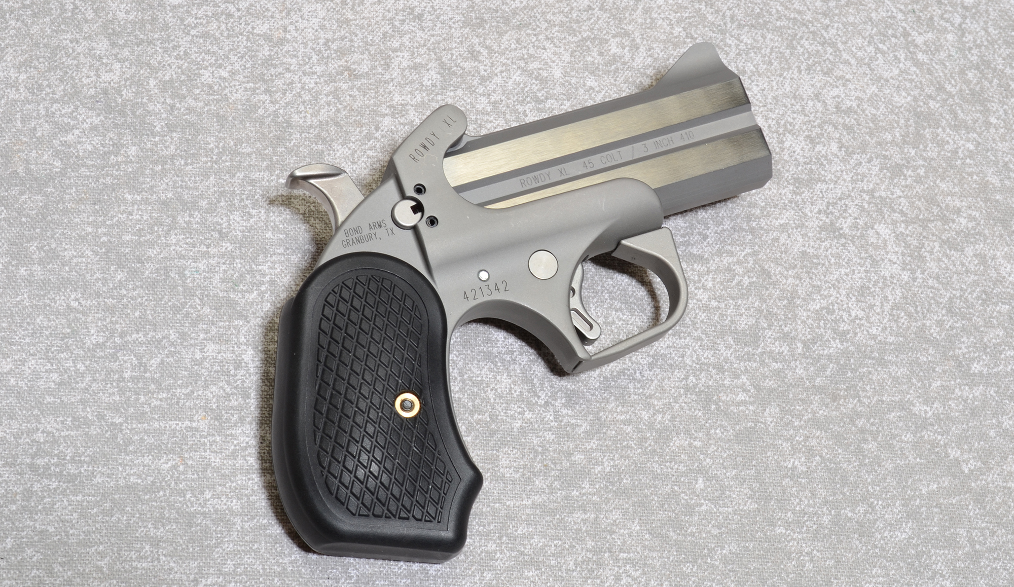 Bond Arms Rowdy XL Derringer, .45 Colt / .410, 3 1/2 Inch Barrel, 1 1/2 lbs. - Bass Pro Shops