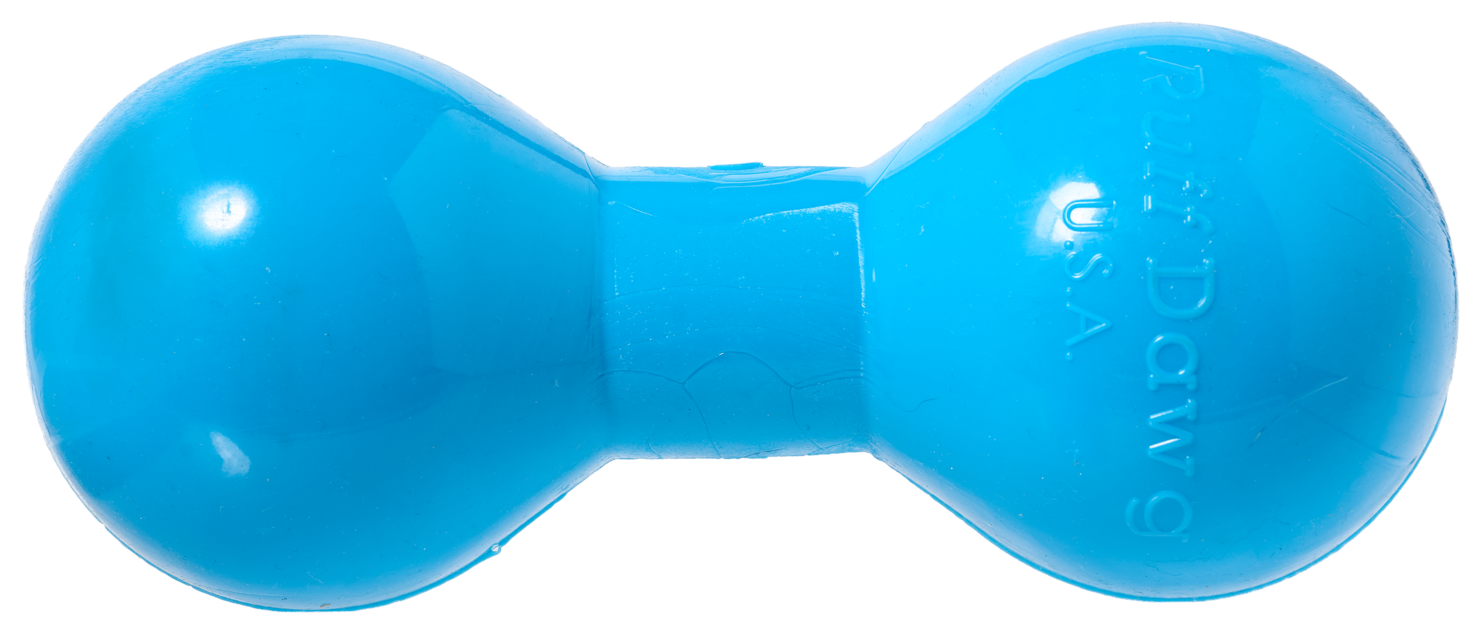 Image of "RuffDawg Big-Dawg Barbell Rubber Dog Toy - 8.5"""