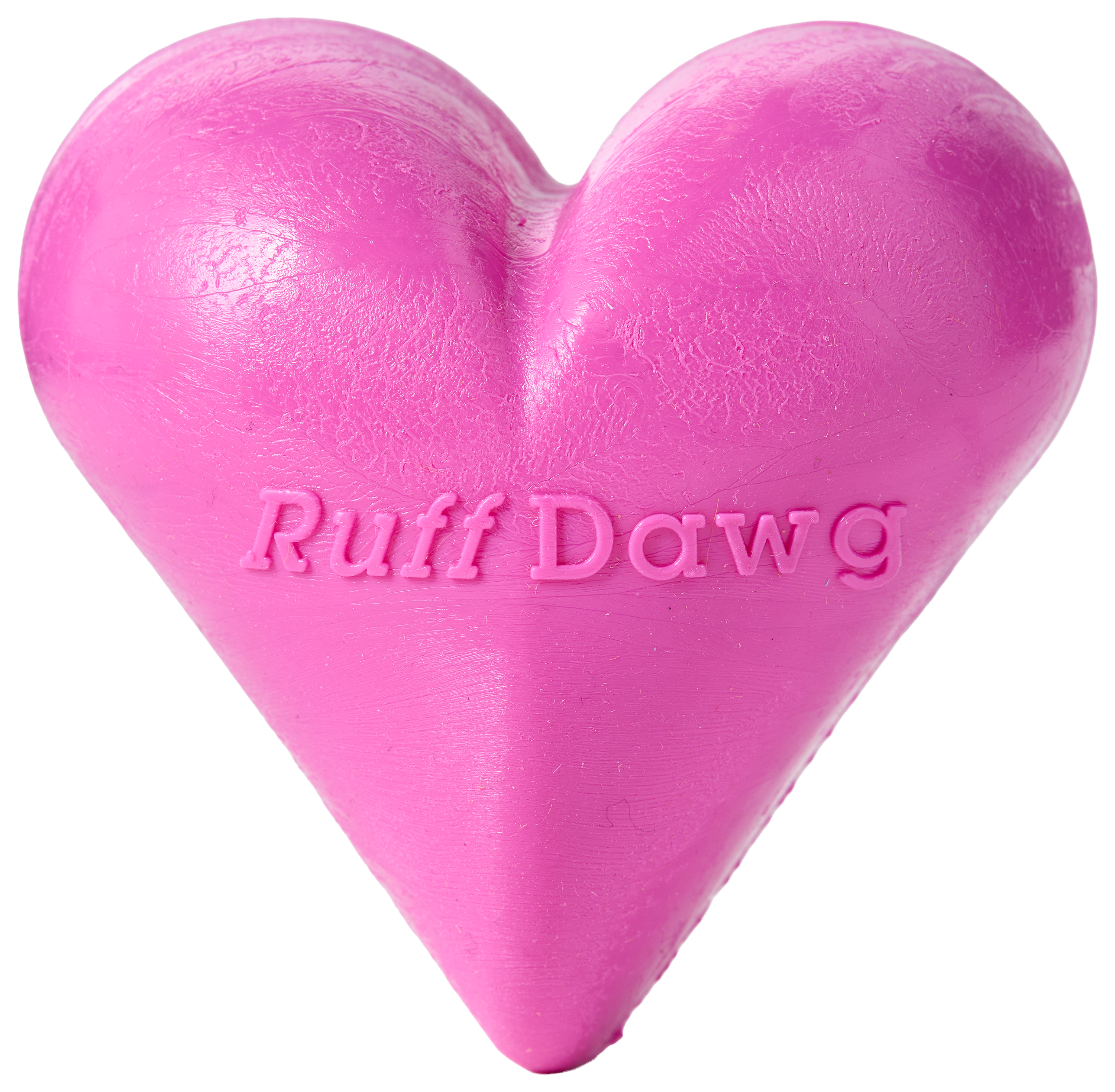 Image of "RuffDawg Dawg-Hart Rubber Dog Toy - 3"""