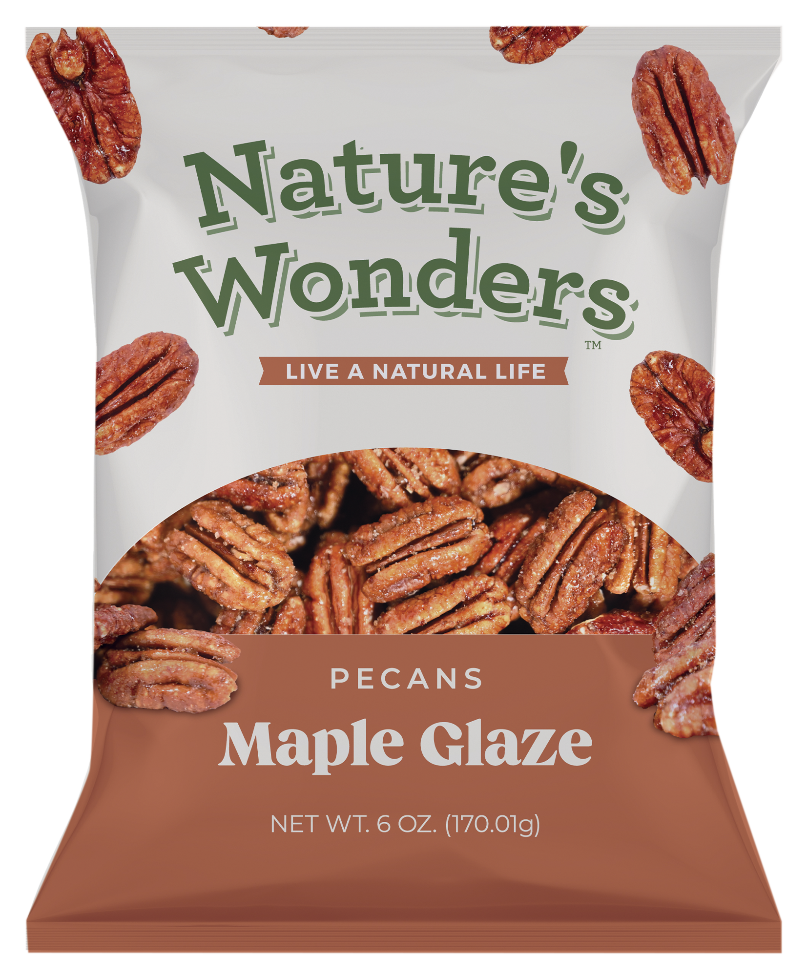 Image of Nature's Wonders Maple Glaze Pecans - 6 oz.