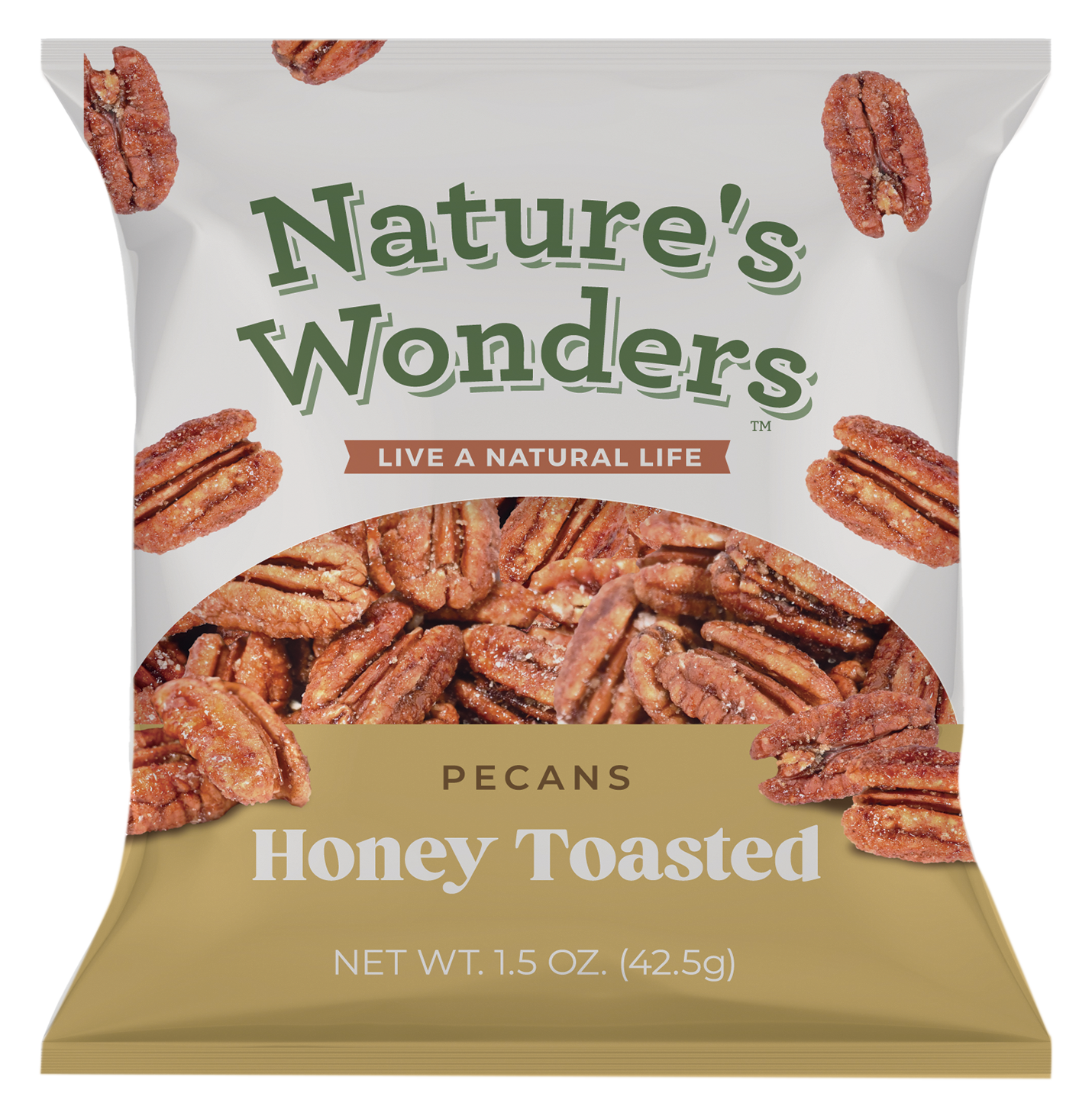 Image of Nature's Wonders Honey Toasted Pecans - 1.5 oz.