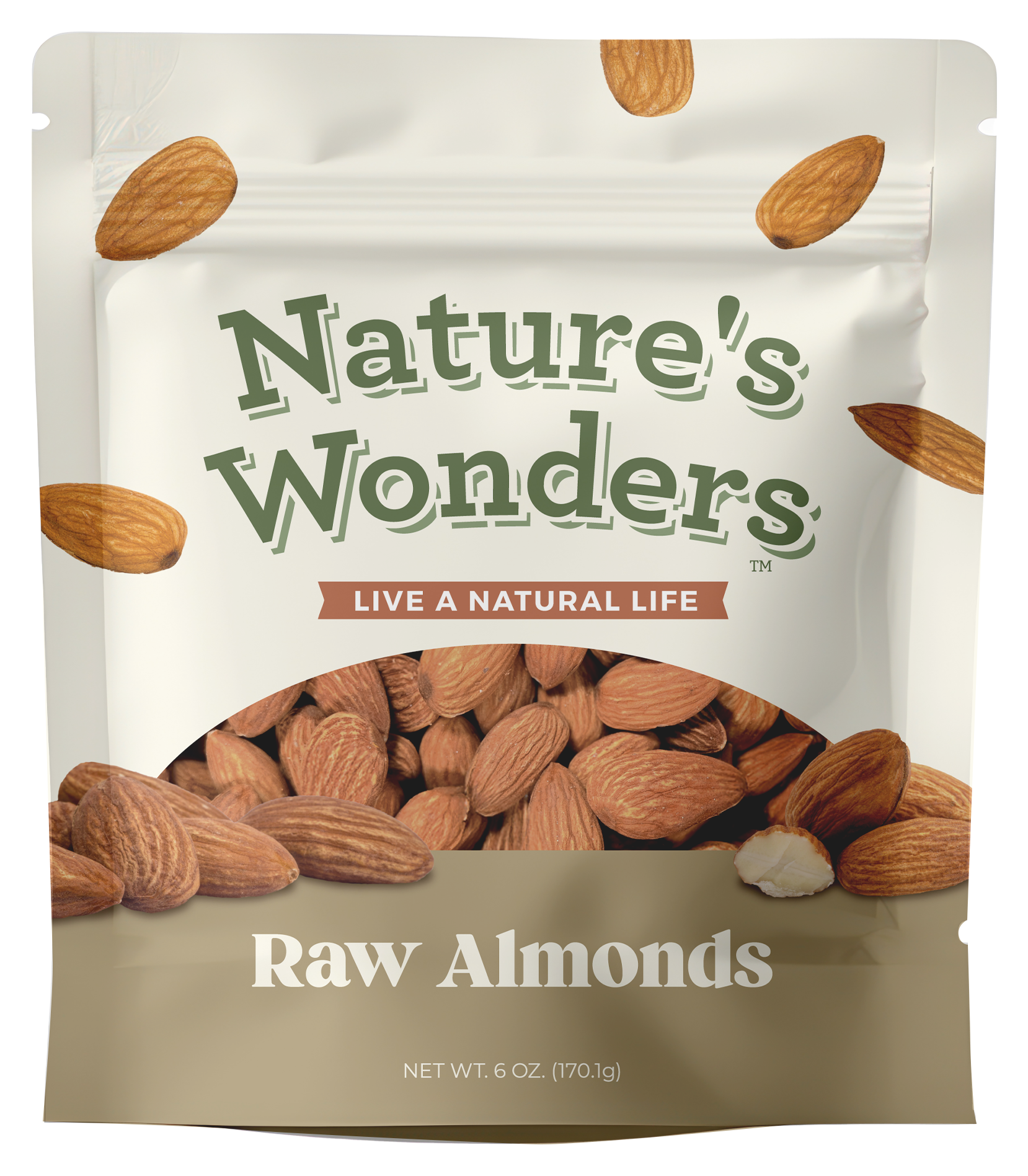 Image of Nature's Wonders Raw Almonds