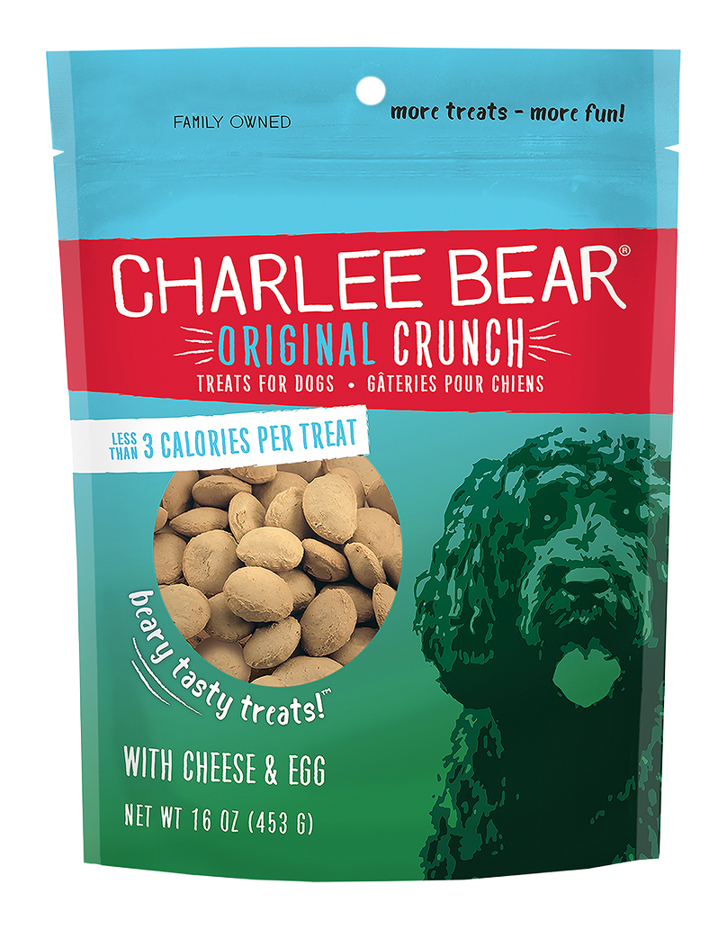 Image of Charlee Bear Cheese and Egg Original Crunch Dog Treats