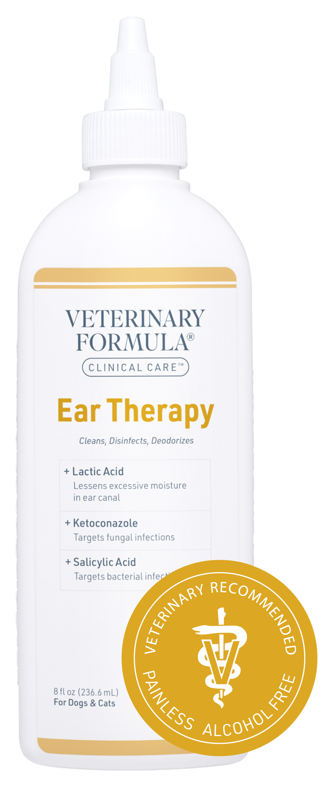 Image of Veterinary Formula Clinical Care Ear Therapy for Dogs and Cats