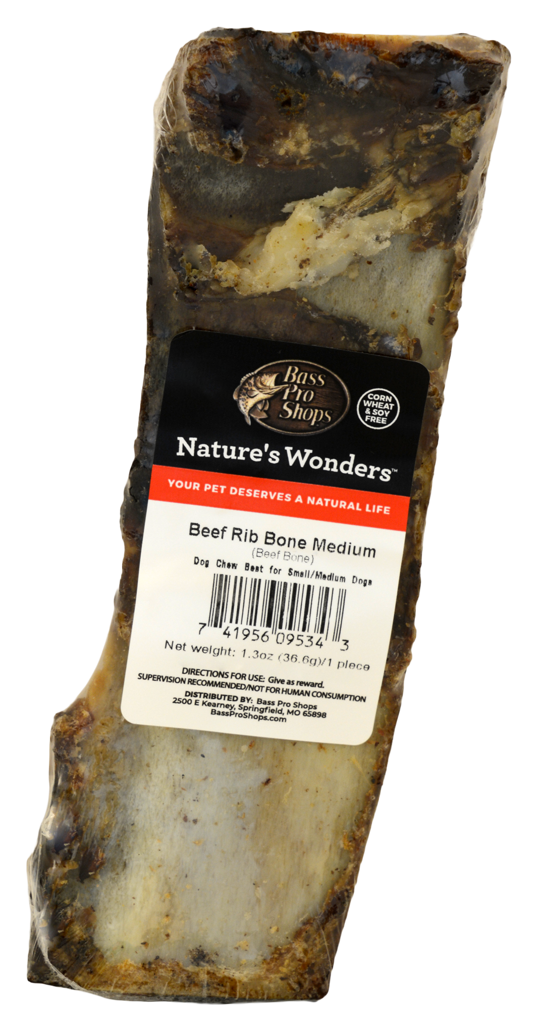 Image of Nature's Wonders Beef Rib Bone MD Dog Chew
