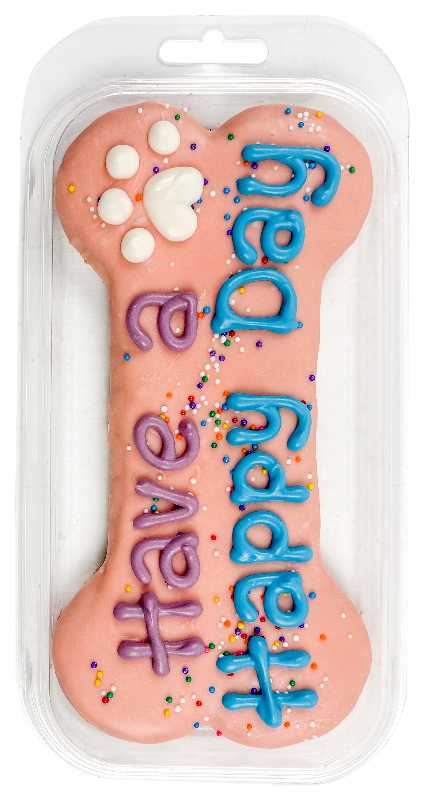 Image of Bosco and Roxy's Happy Day Pet Treat - Pink