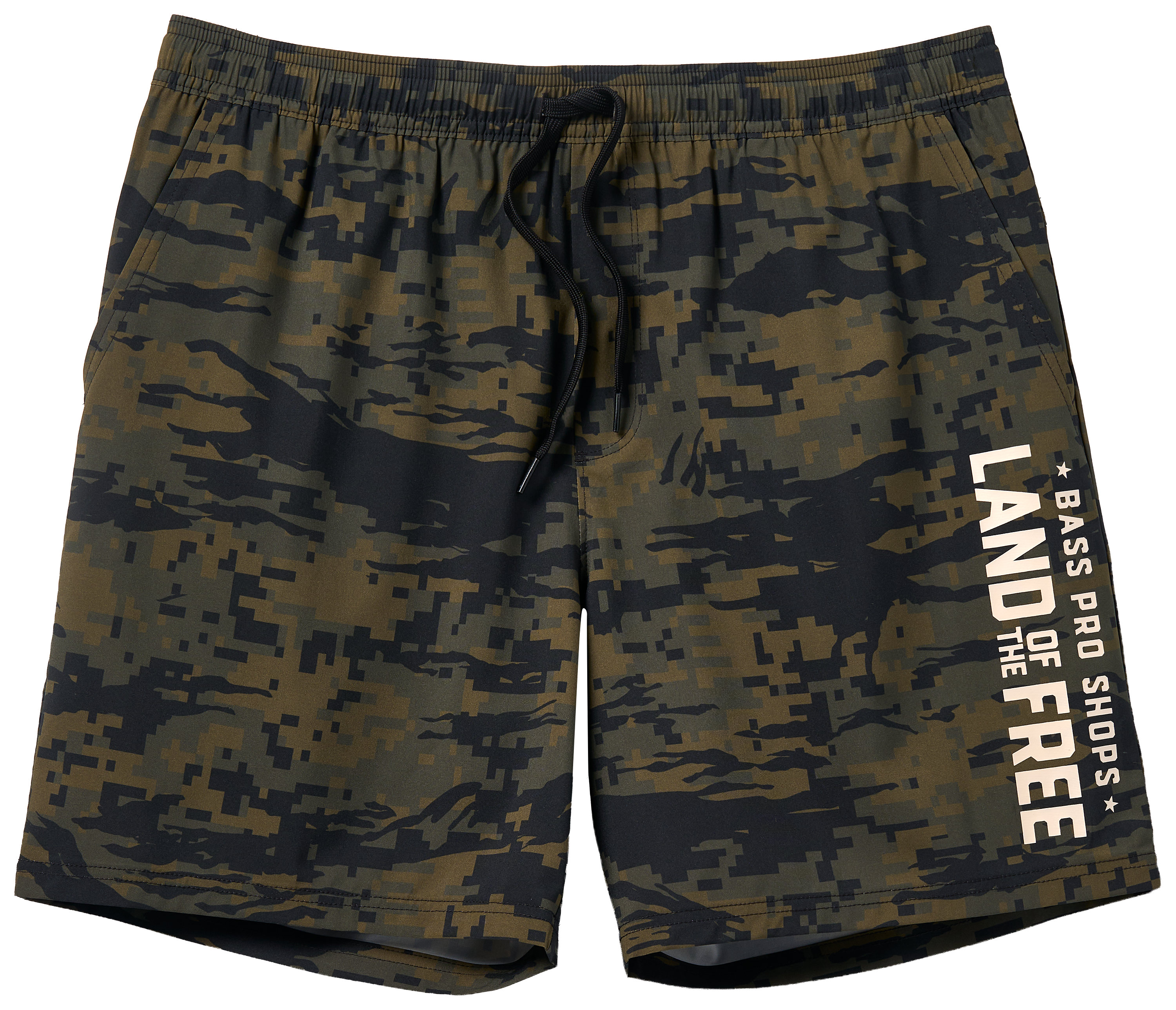 Image of Land of the Free Ollis Volley Shorts - Olive Digi Camo