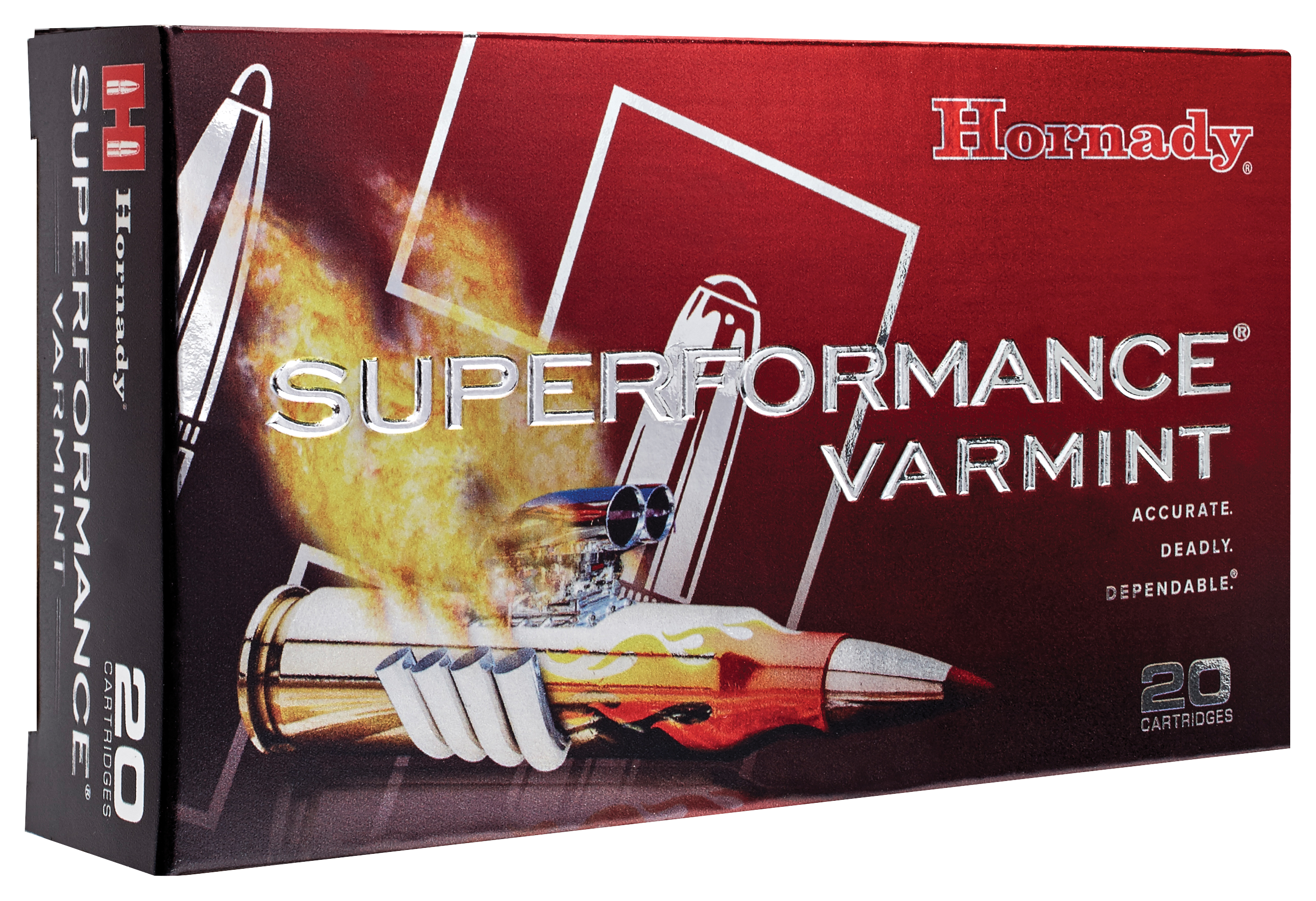 Image of Hornady Superformance Varmint .223 WSSM 55 Grain Centerfire Rifle Ammo