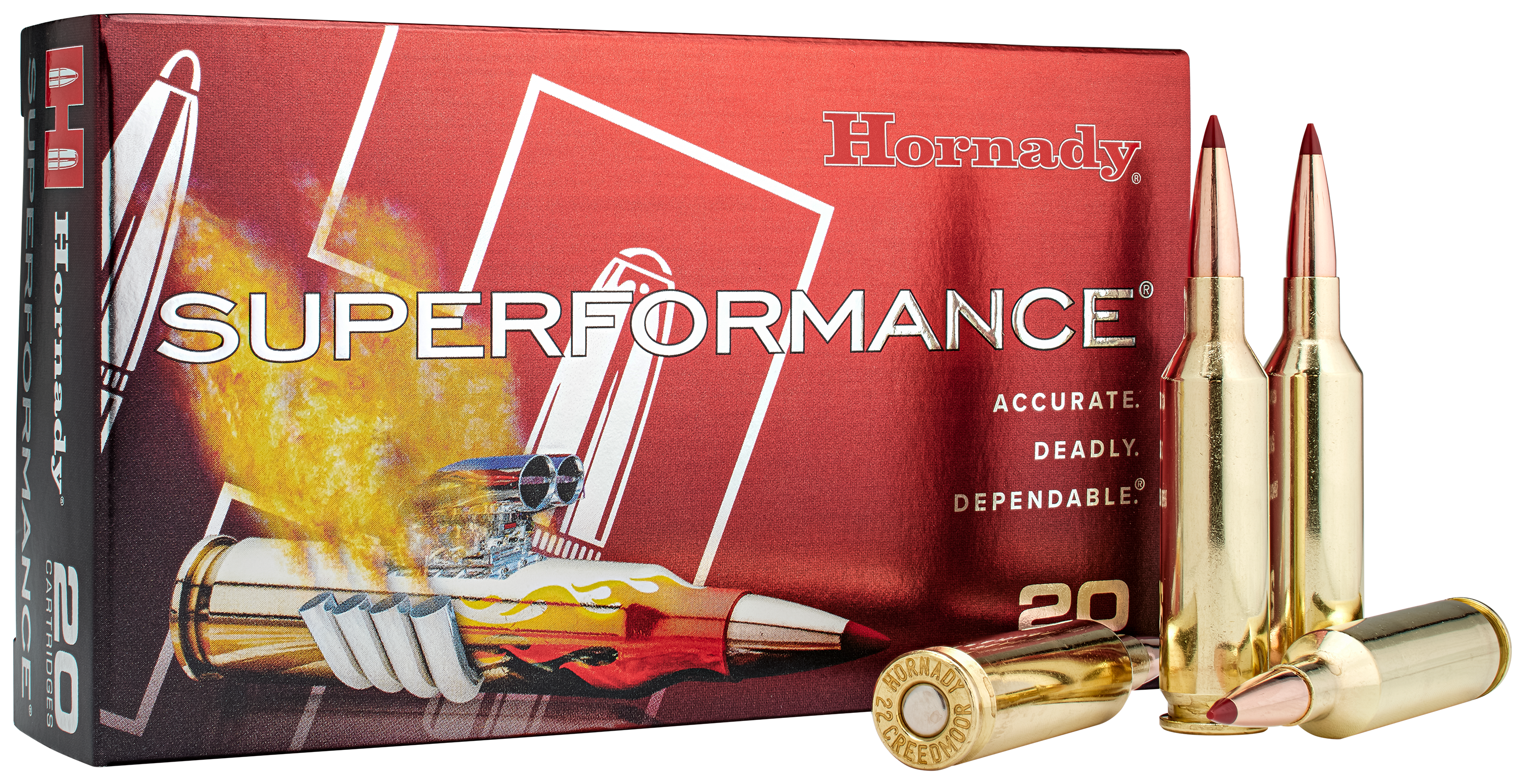 Image of Hornady Superformance 22 Creedmoor 65 Grain CX Centerfire Rifle Ammo