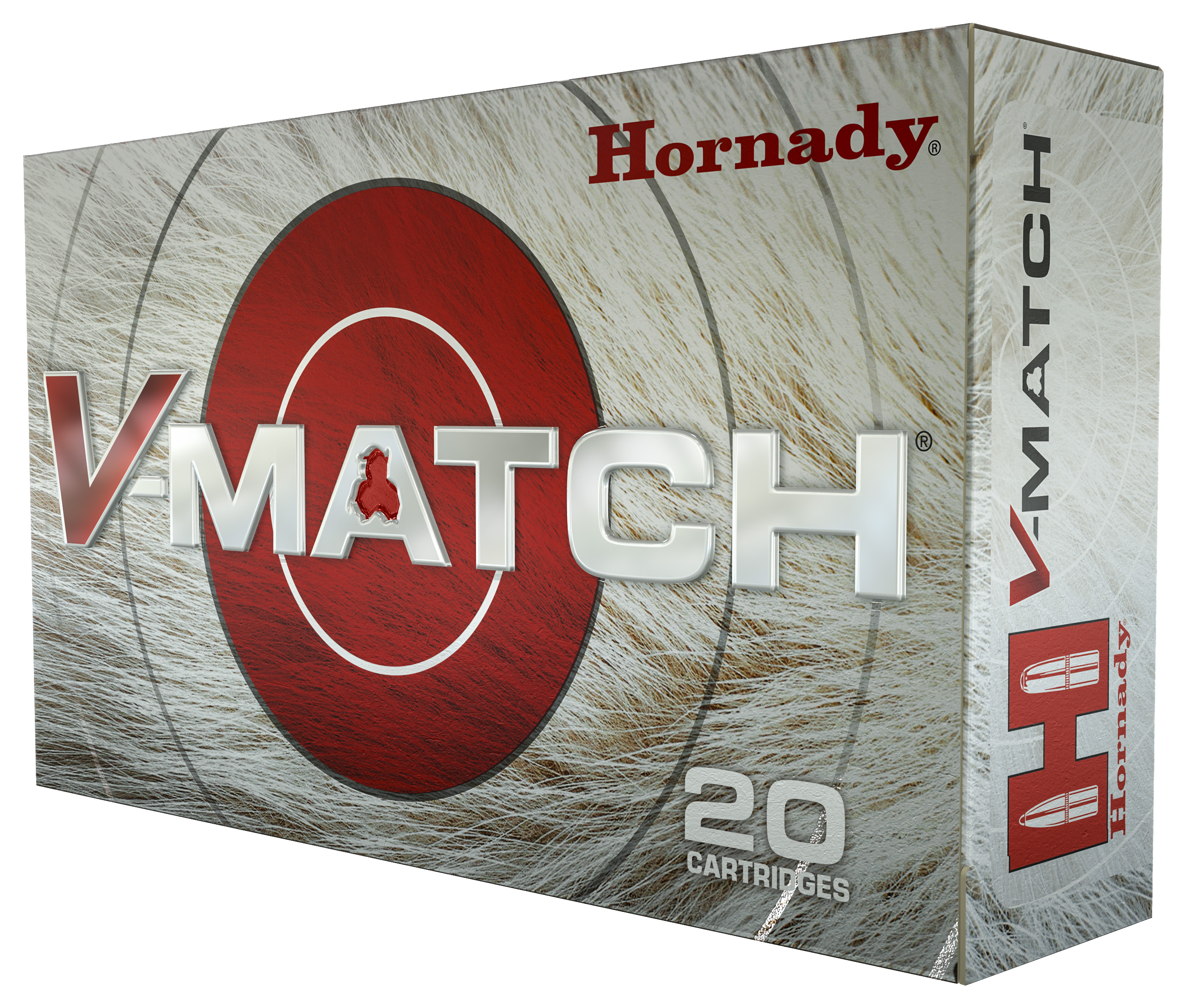 Image of Hornady V-Match .25 Creedmoor 95 Grain ELD-VT Centerfire Rifle Ammo