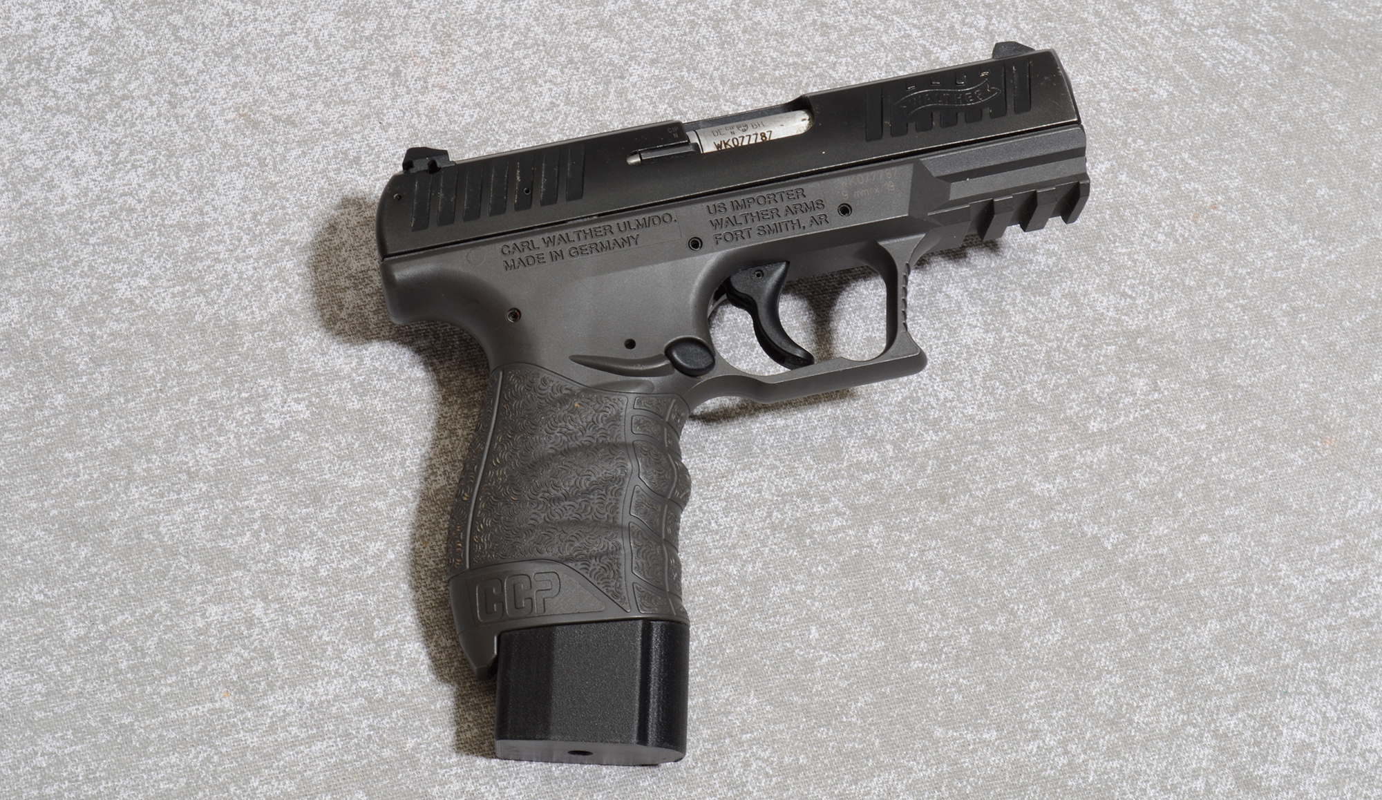 Image of Walther CCP Pistol, 9mm Luger, 3.5 Inch Barrel, 1 1/2 lbs.