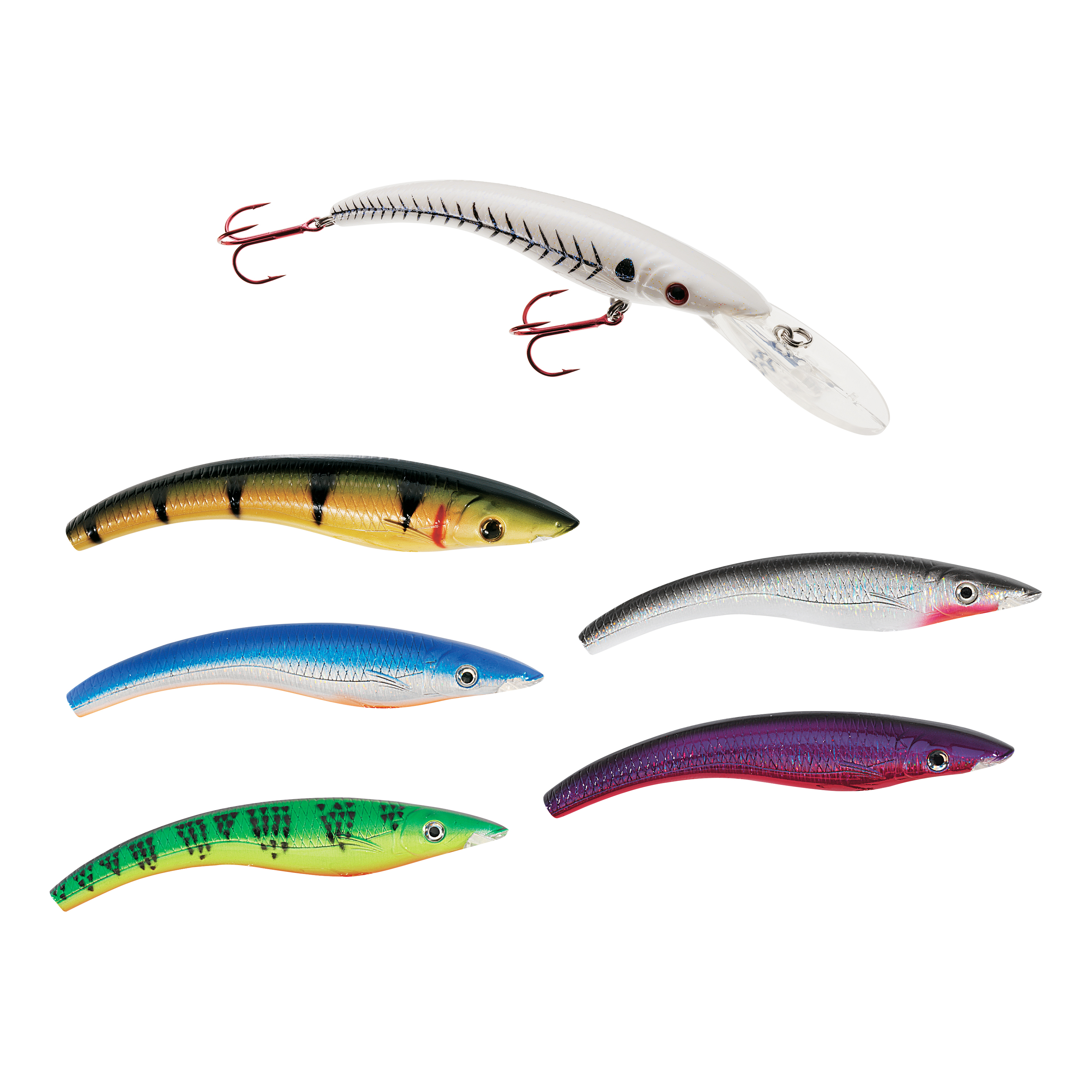 BASS PRO SHOPS Walleye Runner 6-Pack