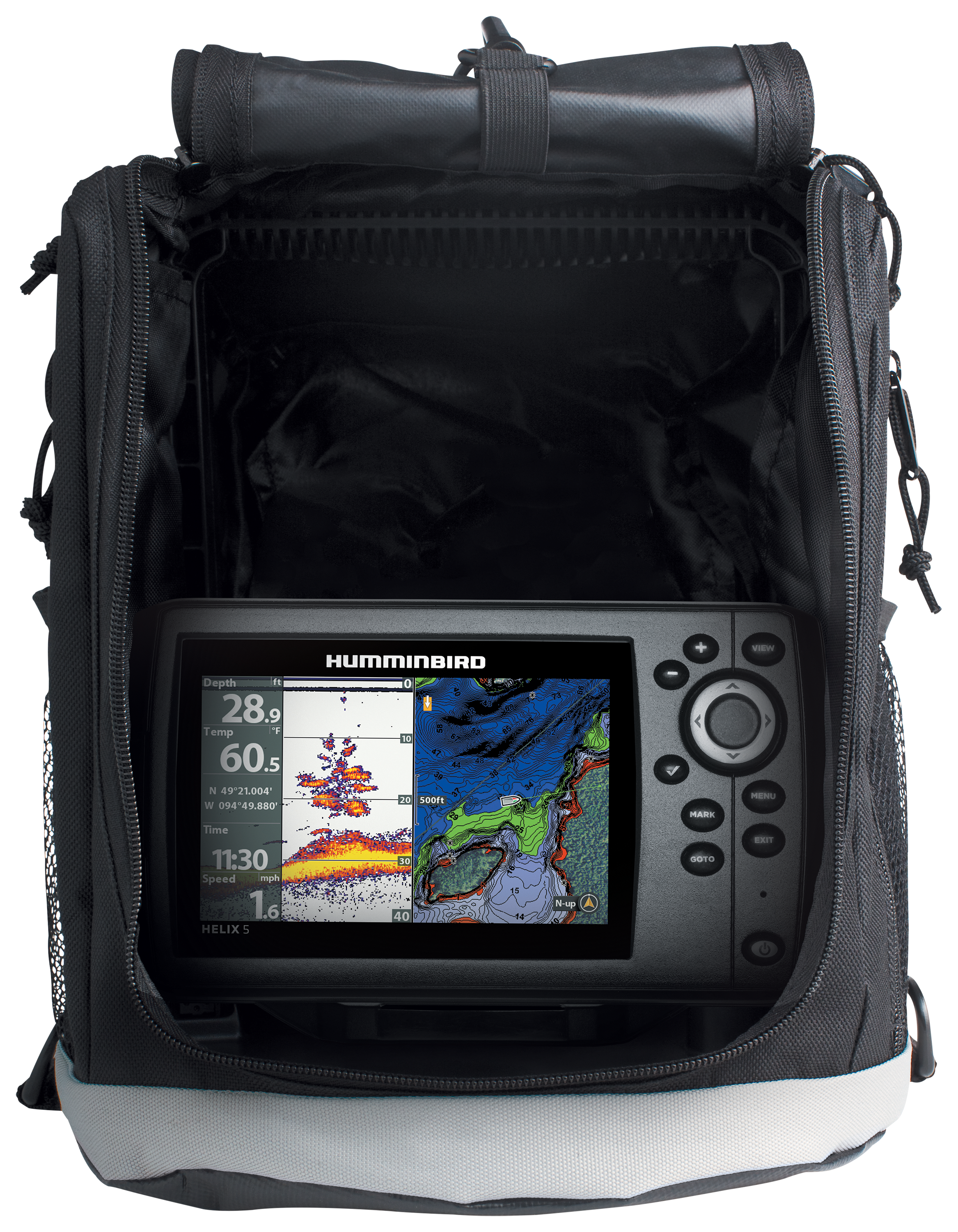 Humminbird HELIX 5 CHIRP GPS G2 PT Fish Finder/Chartplotter with Portable C