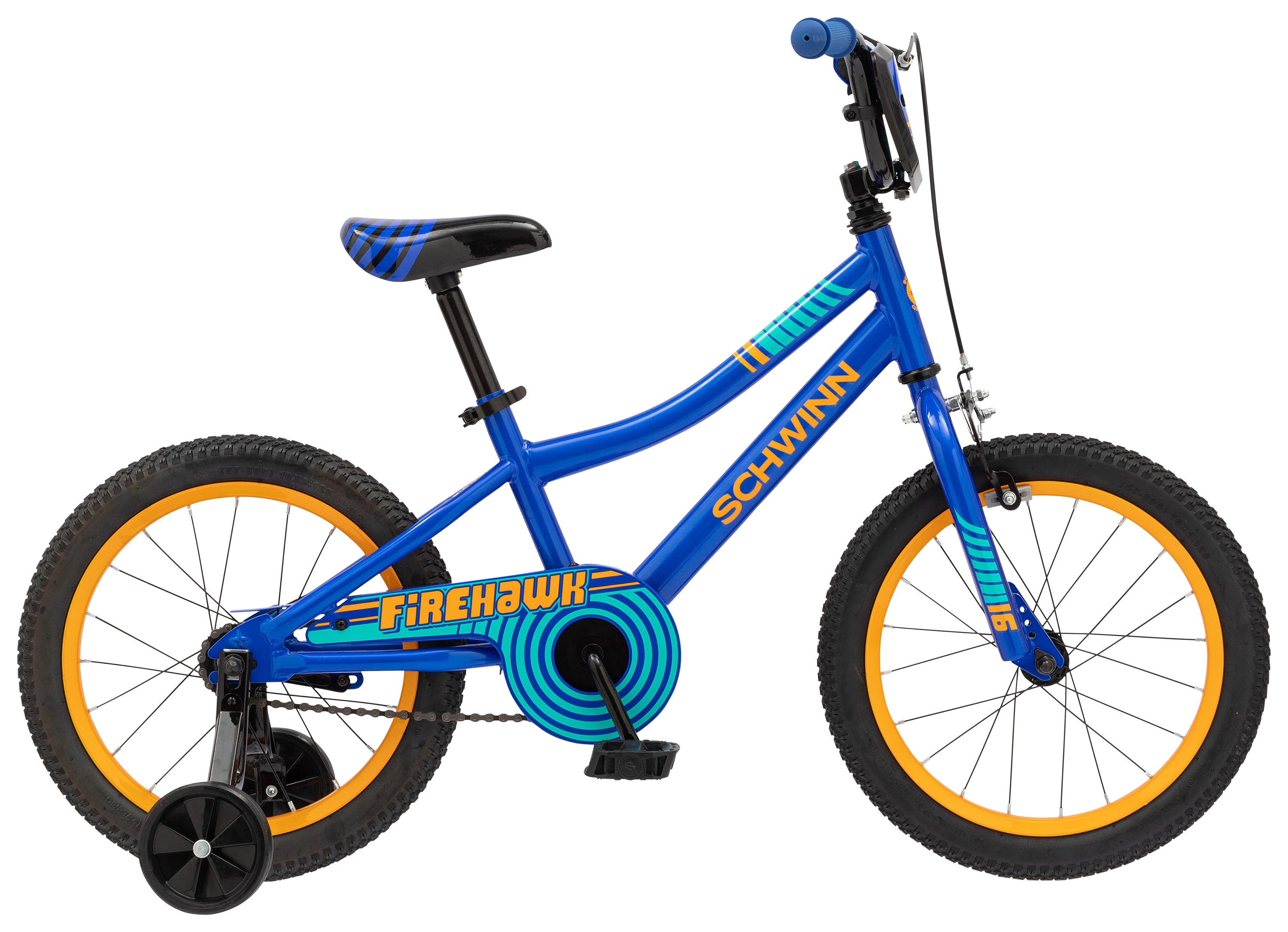 Image of "Schwinn Firehawk 16"" Bicycle with Training Wheels"