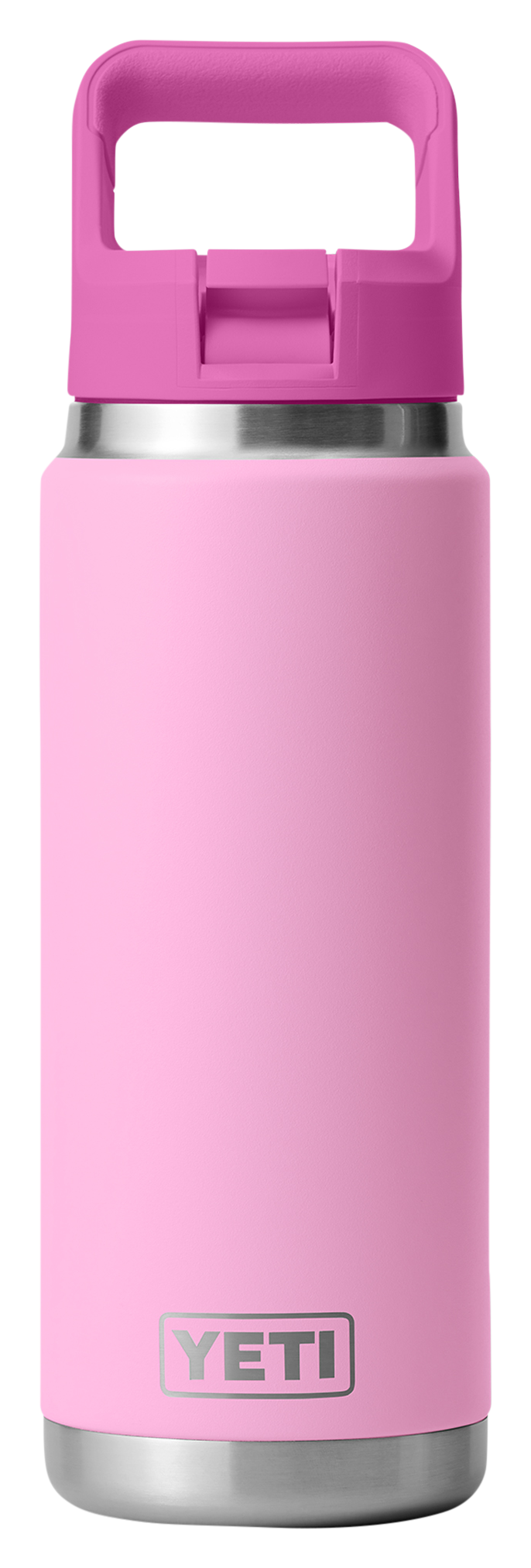 Image of YETI Rambler 26-oz. Water Bottle with Color-Matched Straw Cap - Power Pink/Wildflower