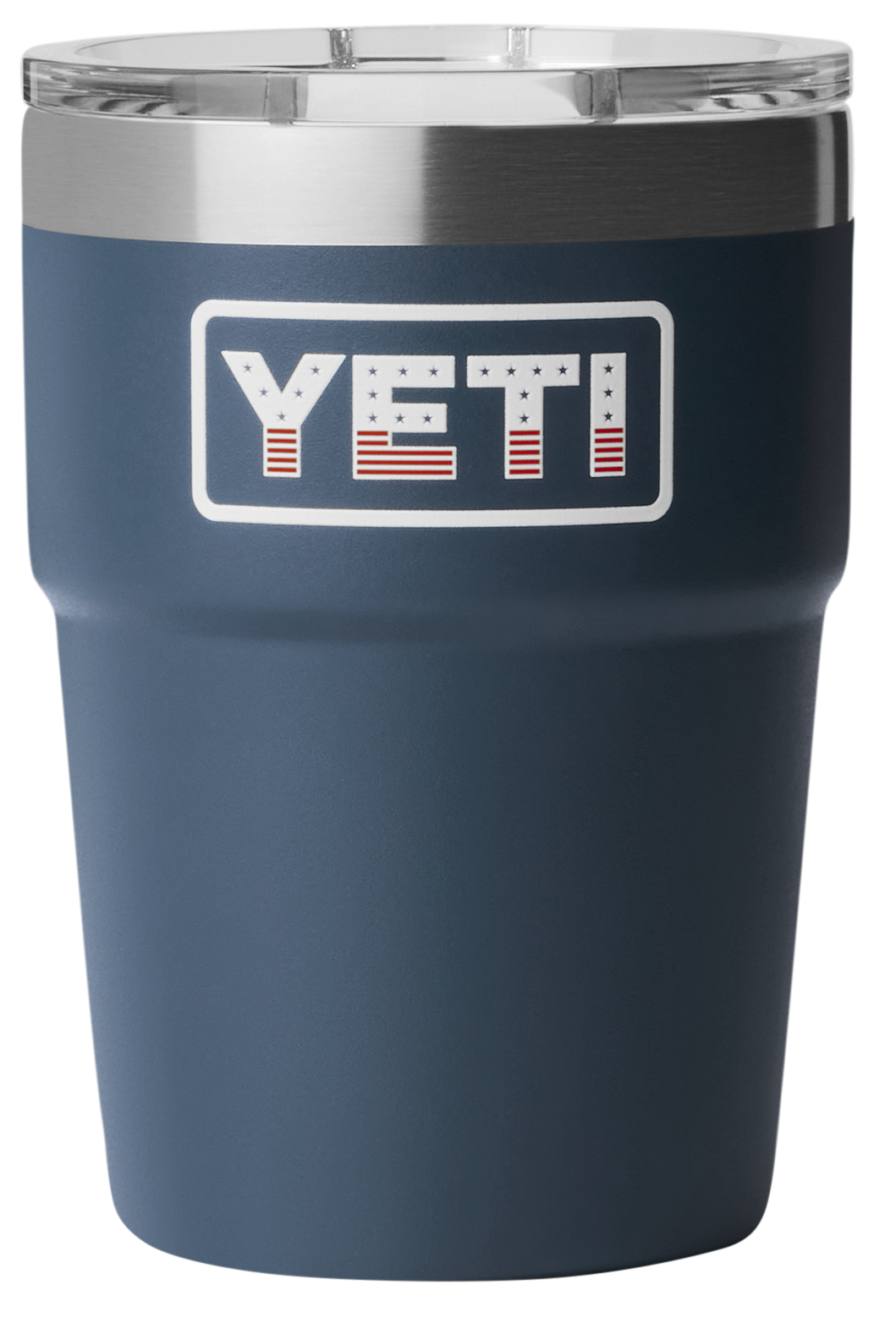 Image of YETI Rambler 16-Oz. Stackable Cup with MagSlider Lid - Navy/Badge