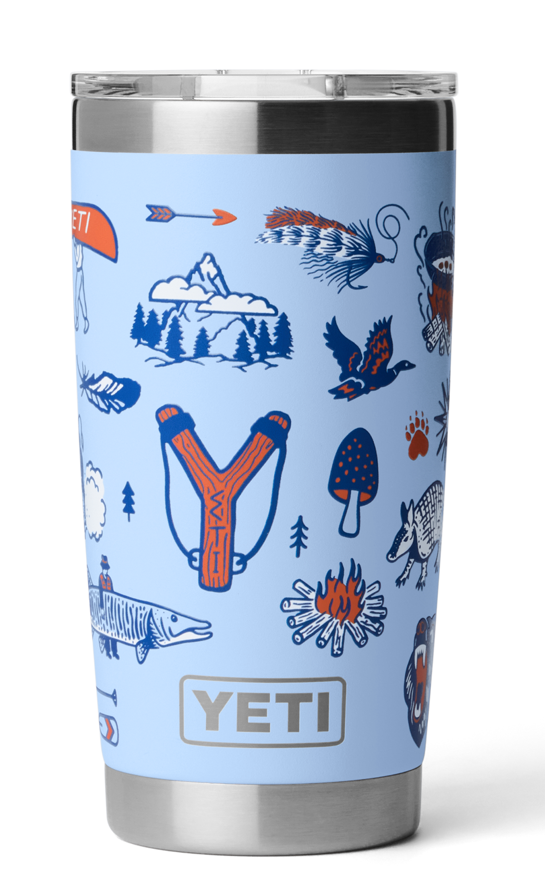 Image of YETI Rambler 20-Oz. Tumbler with MagSlider Lid - Big Sky Summer Camp